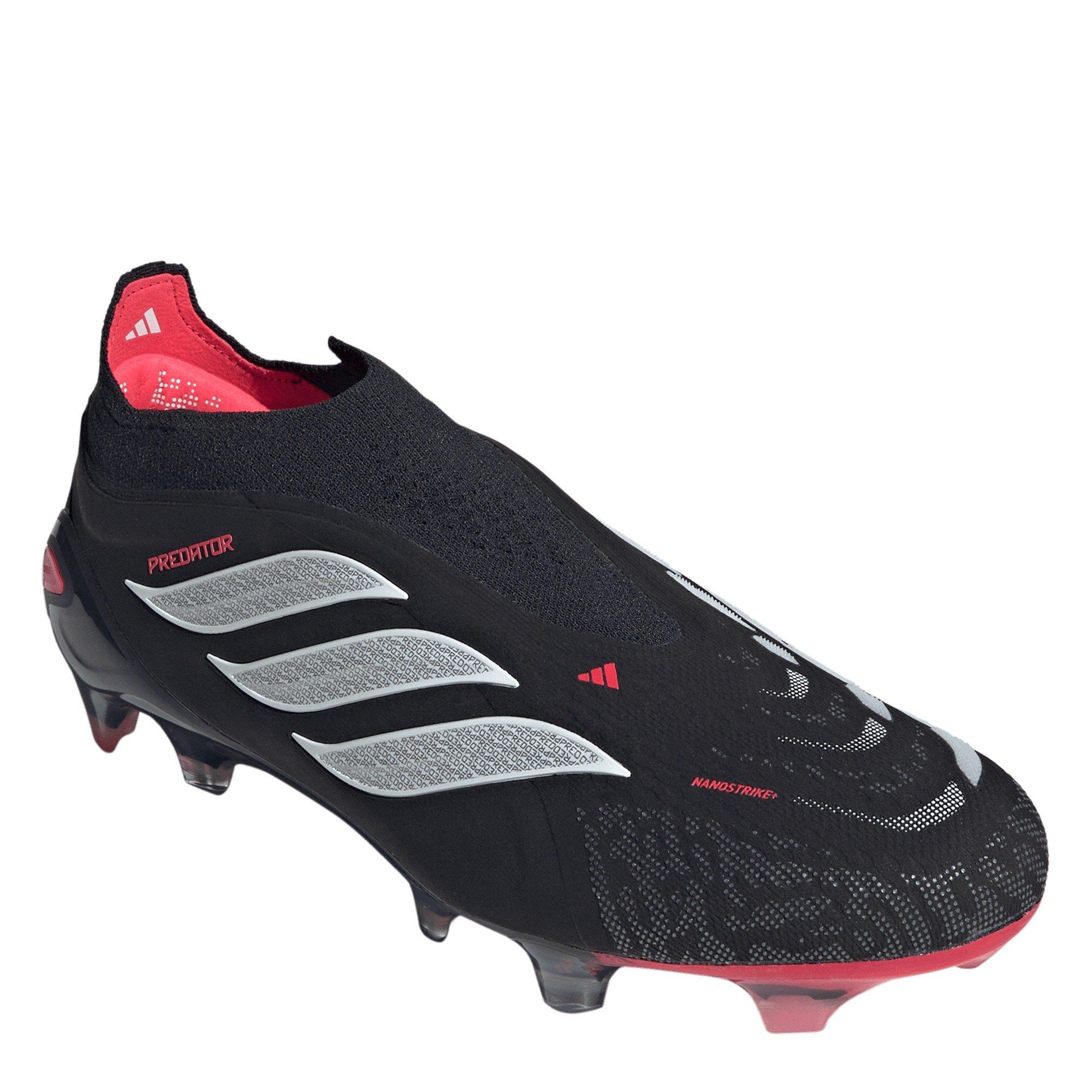 Schwarz/Rot - adidas - Mens adidas Predator Elite Laceless Firm Ground Football Boots - 3