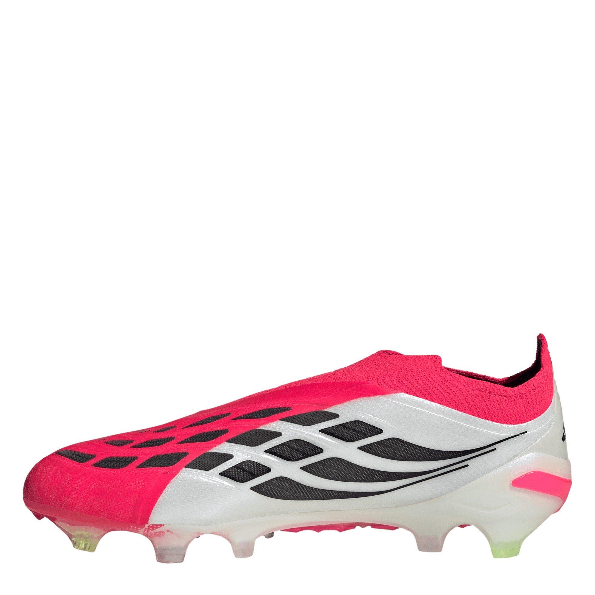 Red/Blk/White - adidas - adidas Predator Elite Laceless Firm Ground Football Boots - 2