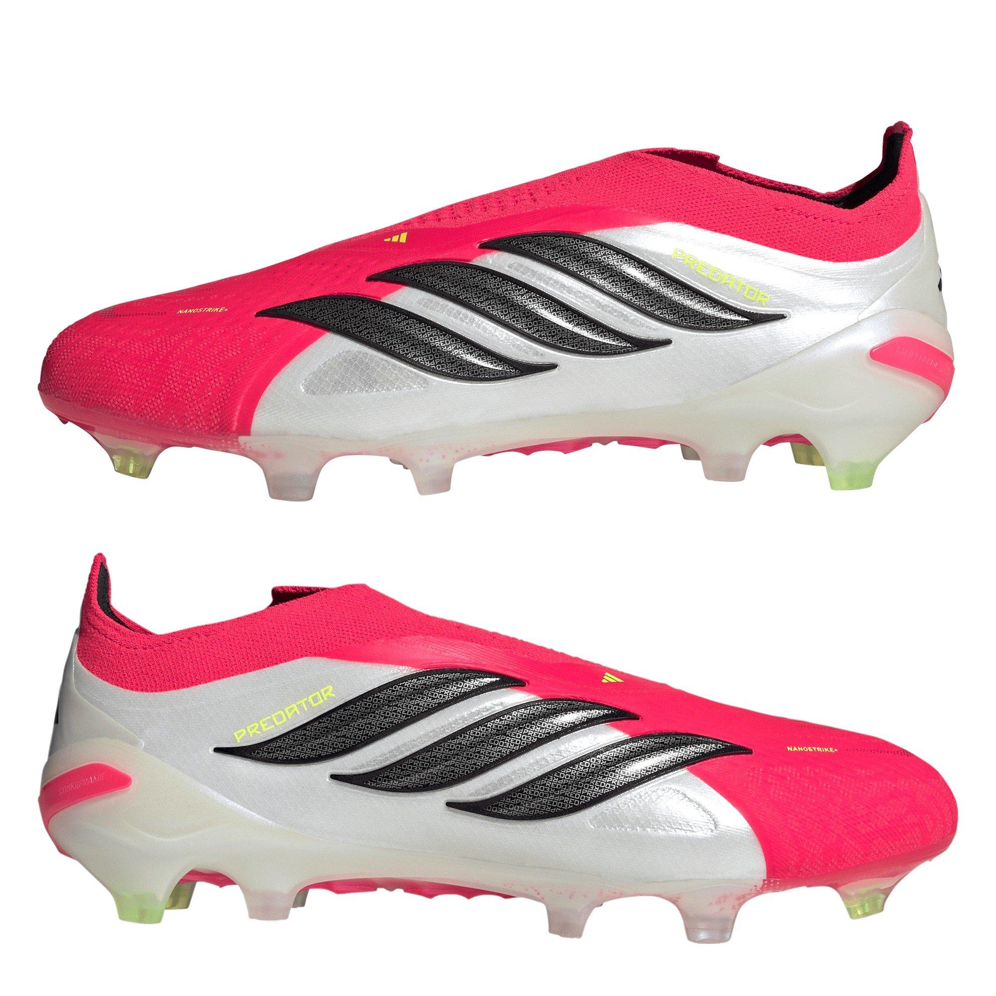 Red/Blk/White - adidas - adidas Predator Elite Laceless Firm Ground Football Boots - 11