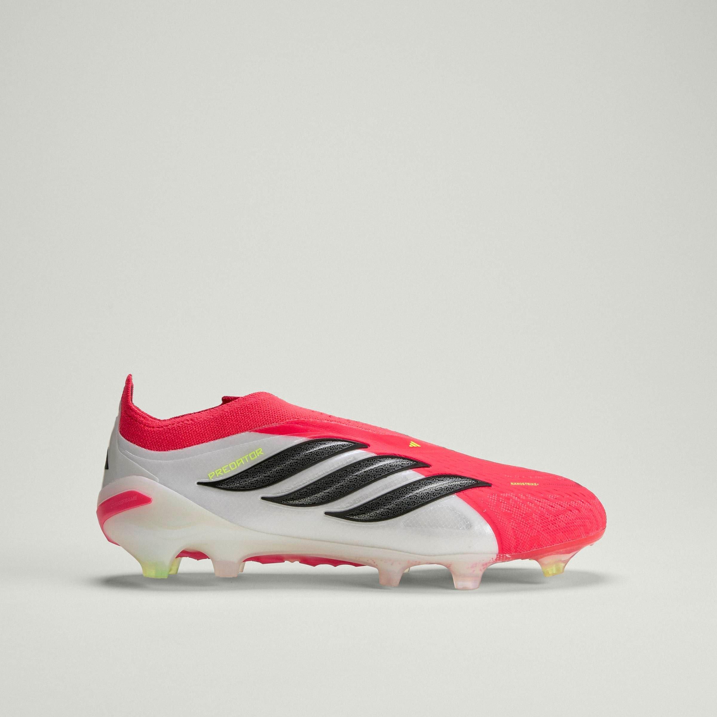 Red/Blk/White - adidas - adidas Predator Elite Laceless Firm Ground Football Boots - 12