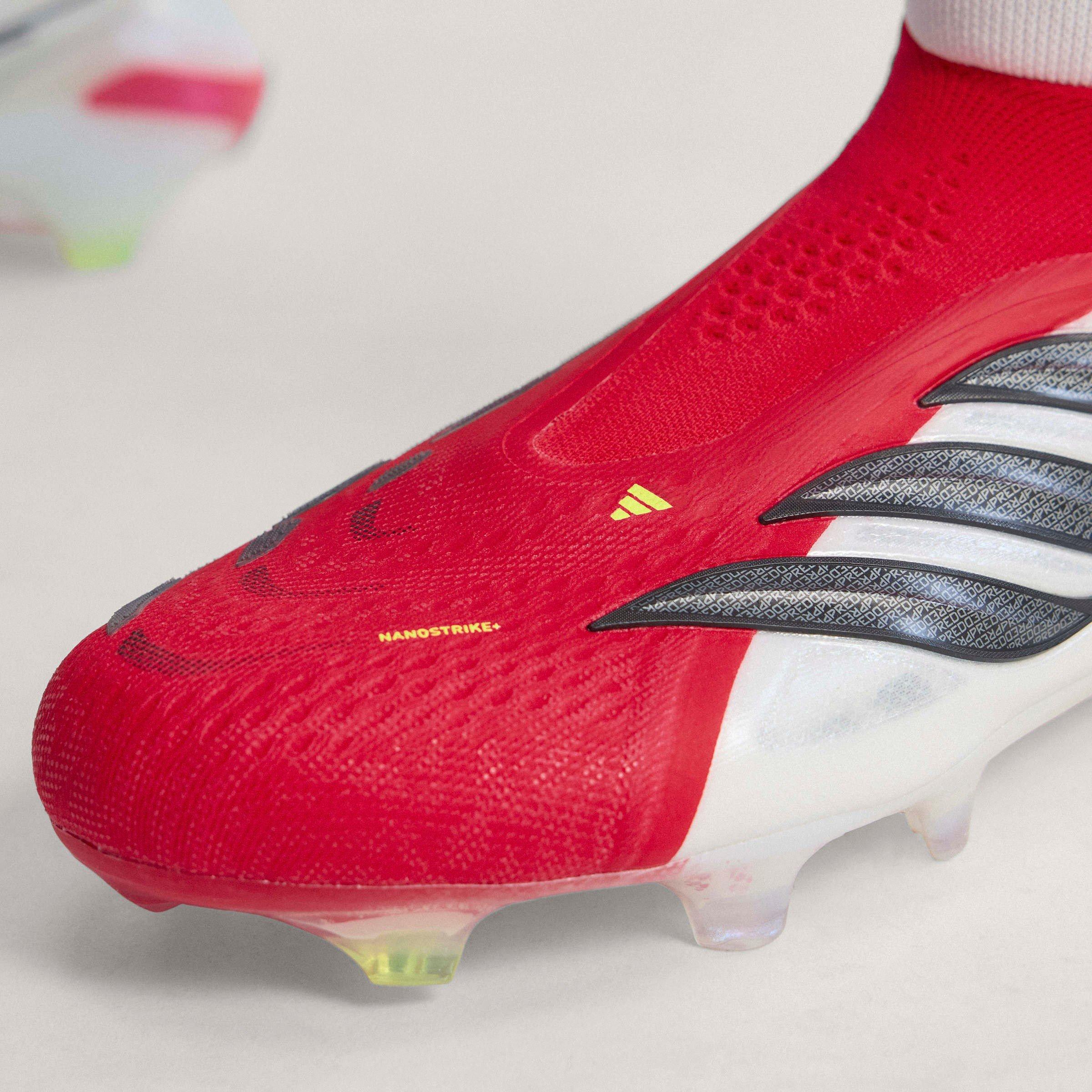 Red/Blk/White - adidas - adidas Predator Elite Laceless Firm Ground Football Boots - 14