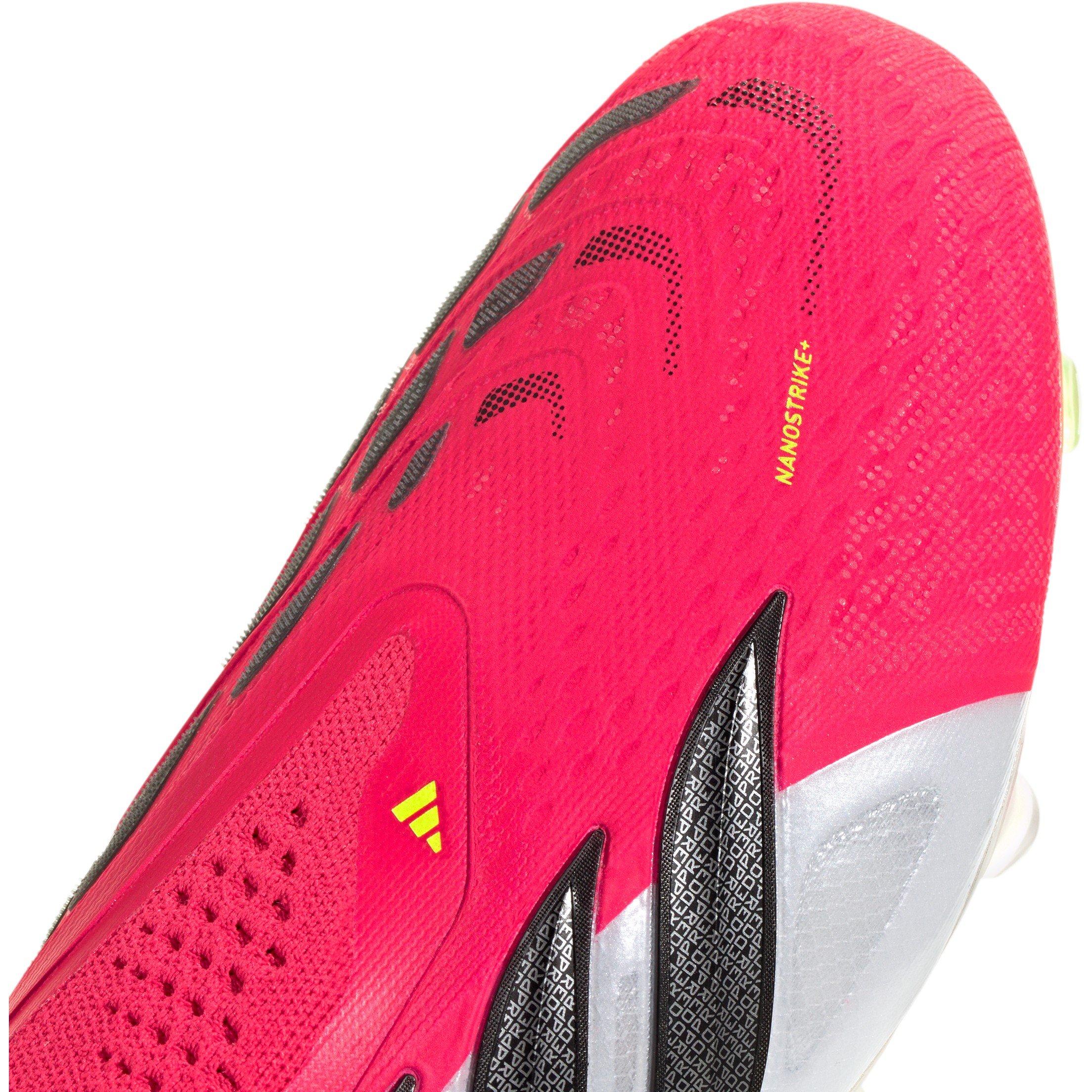 Red/Blk/White - adidas - adidas Predator Elite Laceless Firm Ground Football Boots - 9
