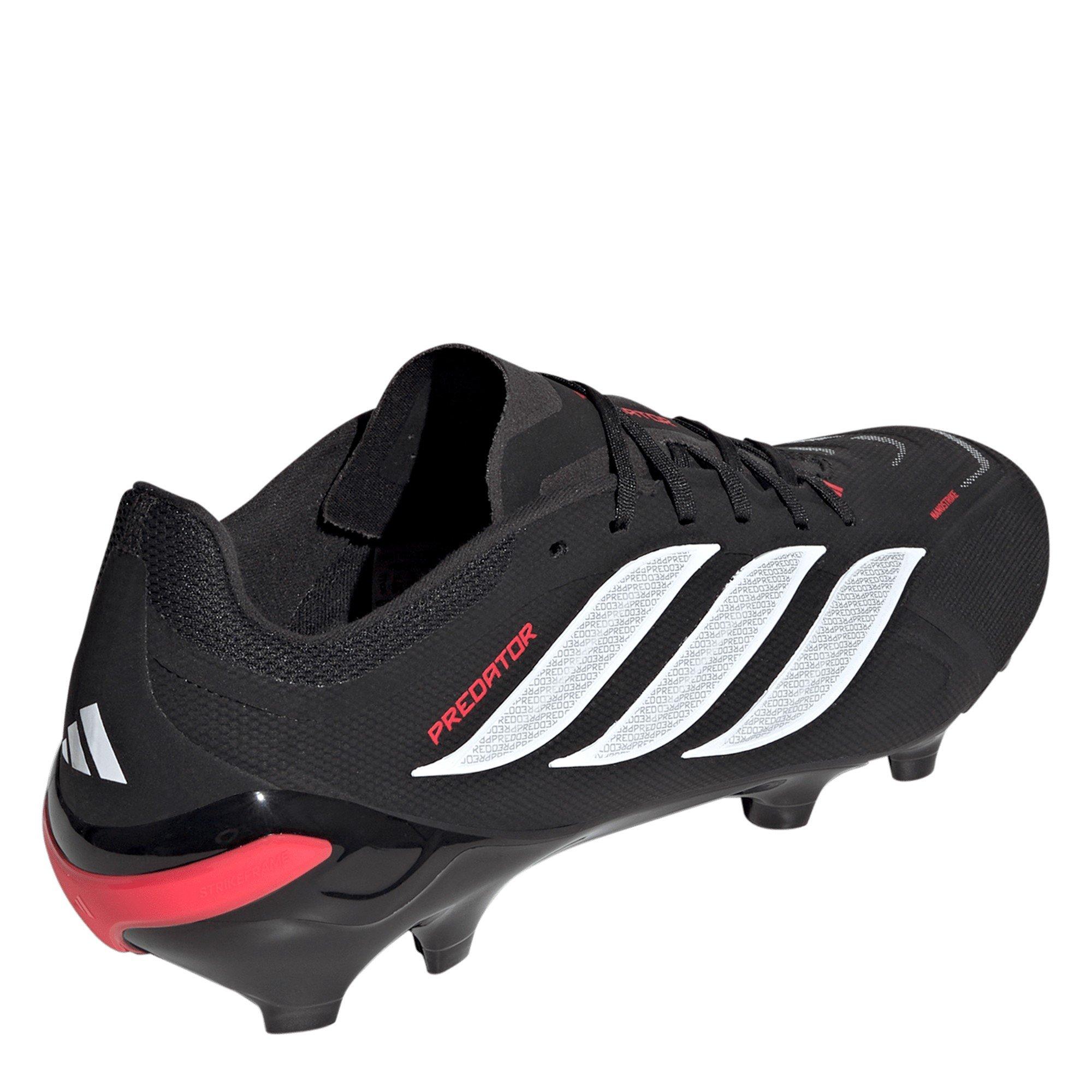 Nero/Rosso - adidas - Mens adidas Predator League Firm Ground Football Boots - 4