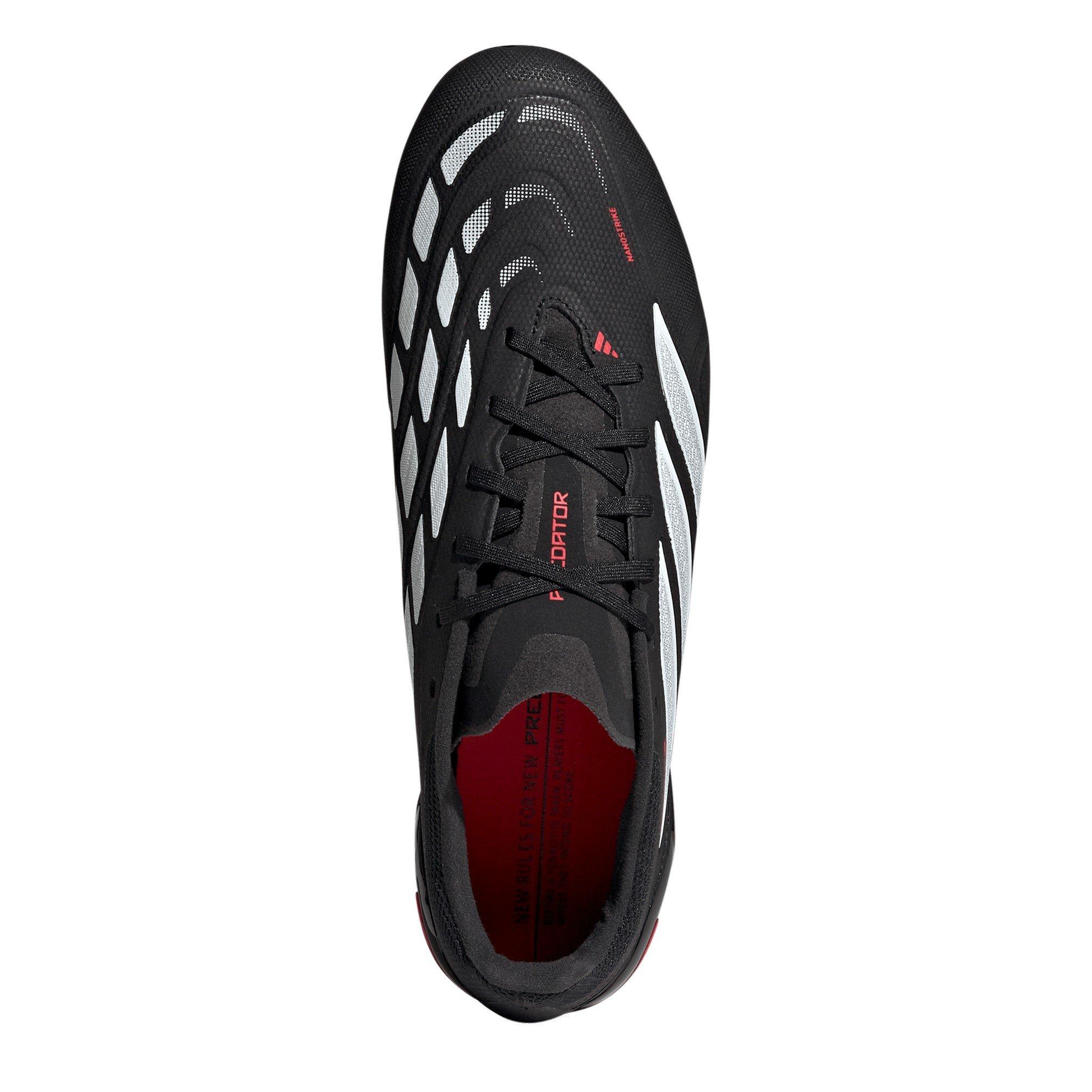 Nero/Rosso - adidas - Mens adidas Predator League Firm Ground Football Boots - 5