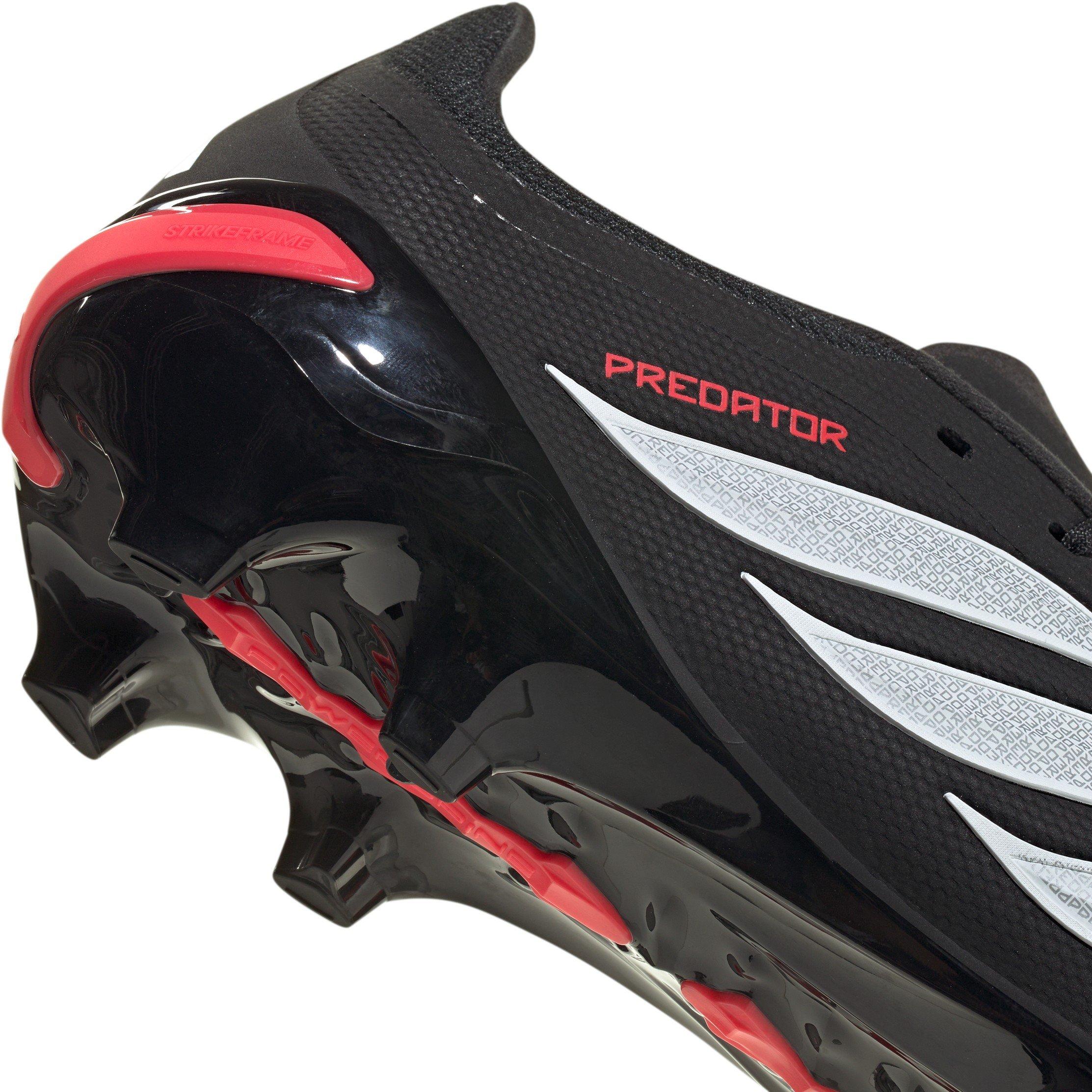 Nero/Rosso - adidas - Mens adidas Predator League Firm Ground Football Boots - 7