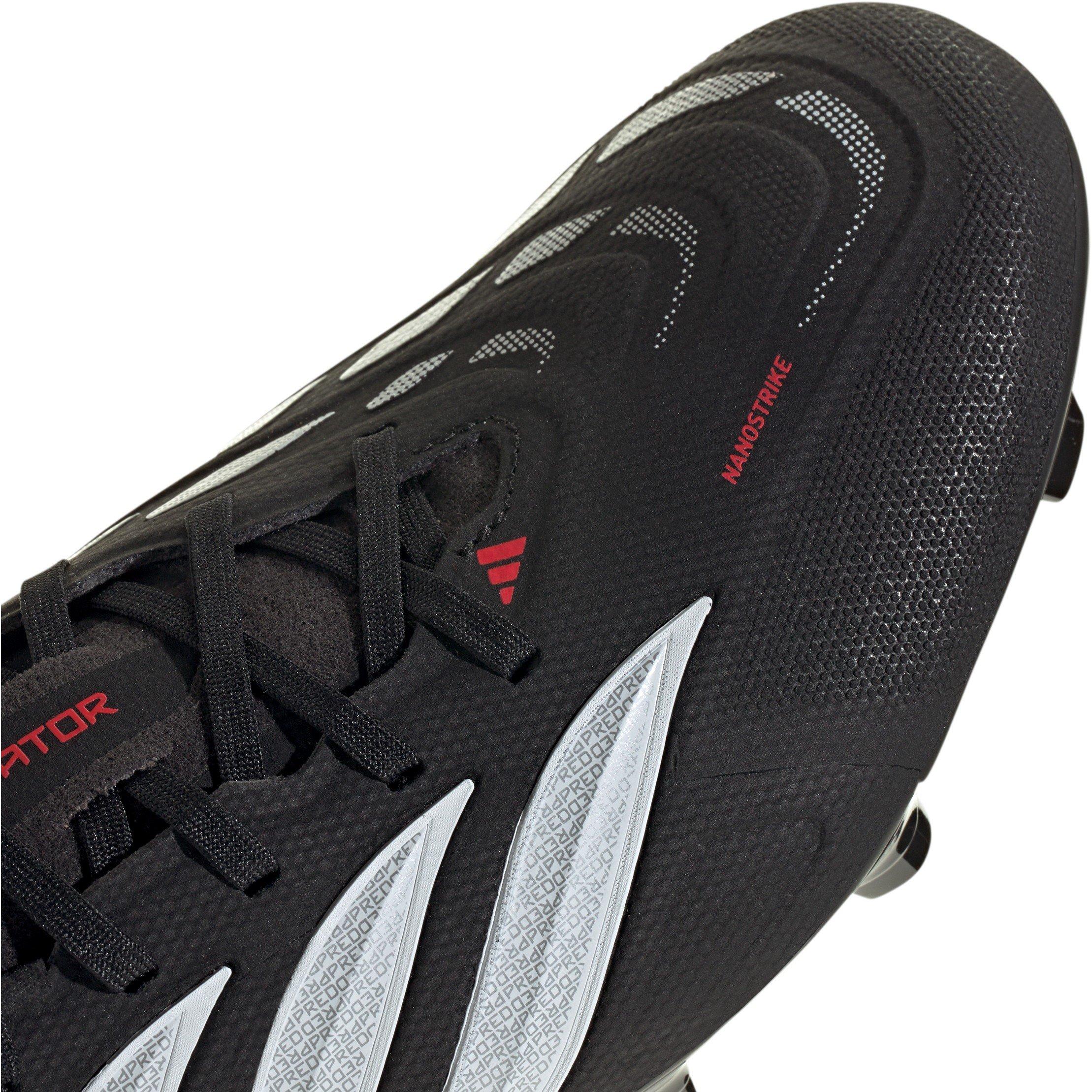 Nero/Rosso - adidas - Mens adidas Predator League Firm Ground Football Boots - 8