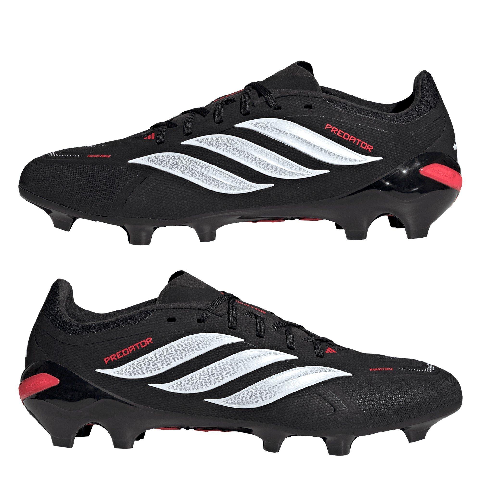 Nero/Rosso - adidas - Mens adidas Predator League Firm Ground Football Boots - 9