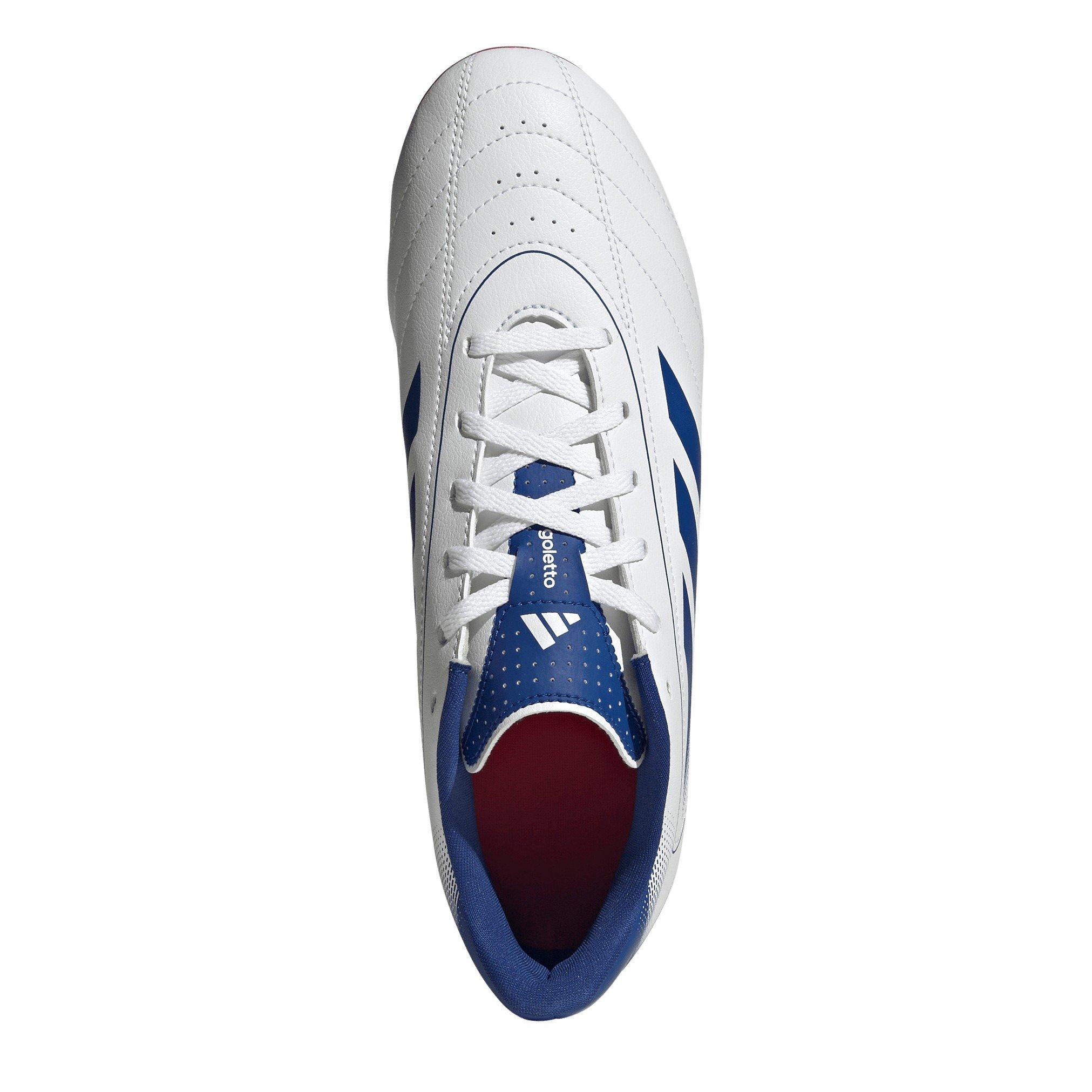 Wht/Blu/Scarlet - adidas - Goletto IX Club Firm Ground Football Boots - 5