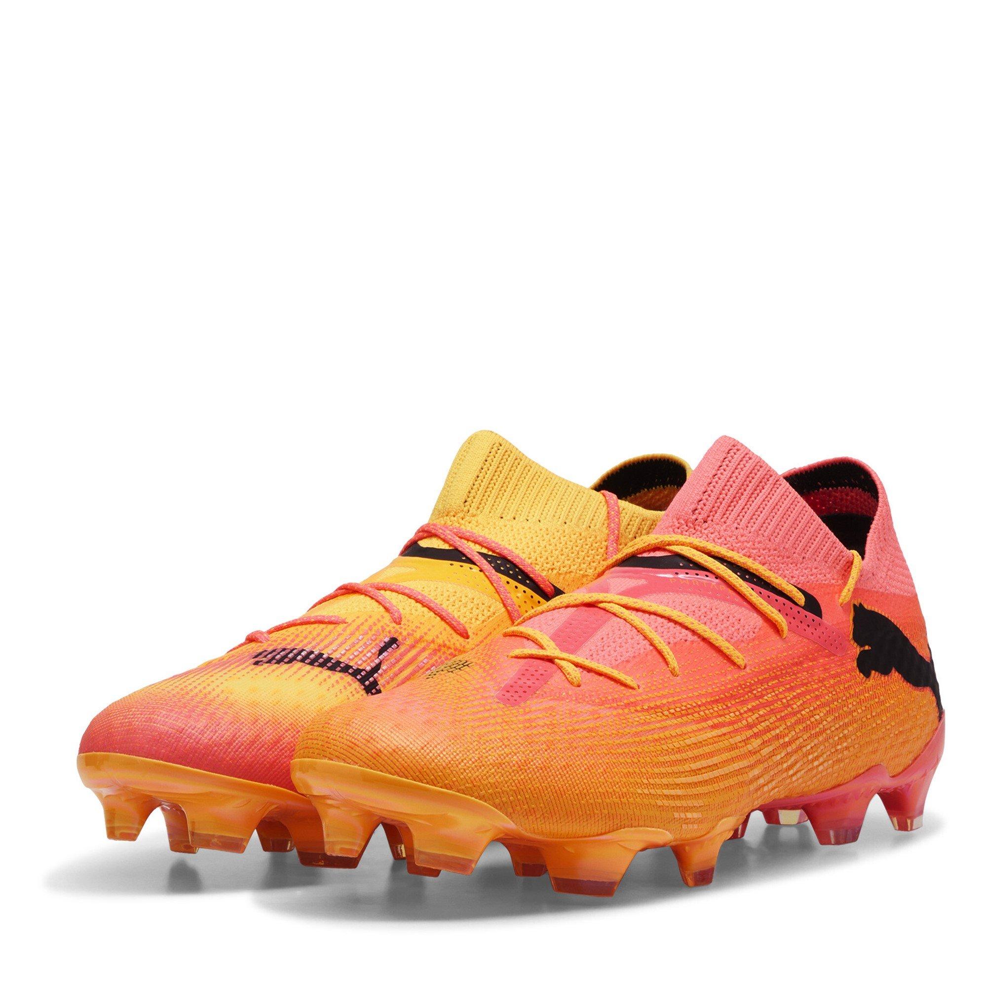 Puma Men's Future 7 Ultimate Tricks Firm Ground Football Boots - Sunset Glow - 10.5 (45)