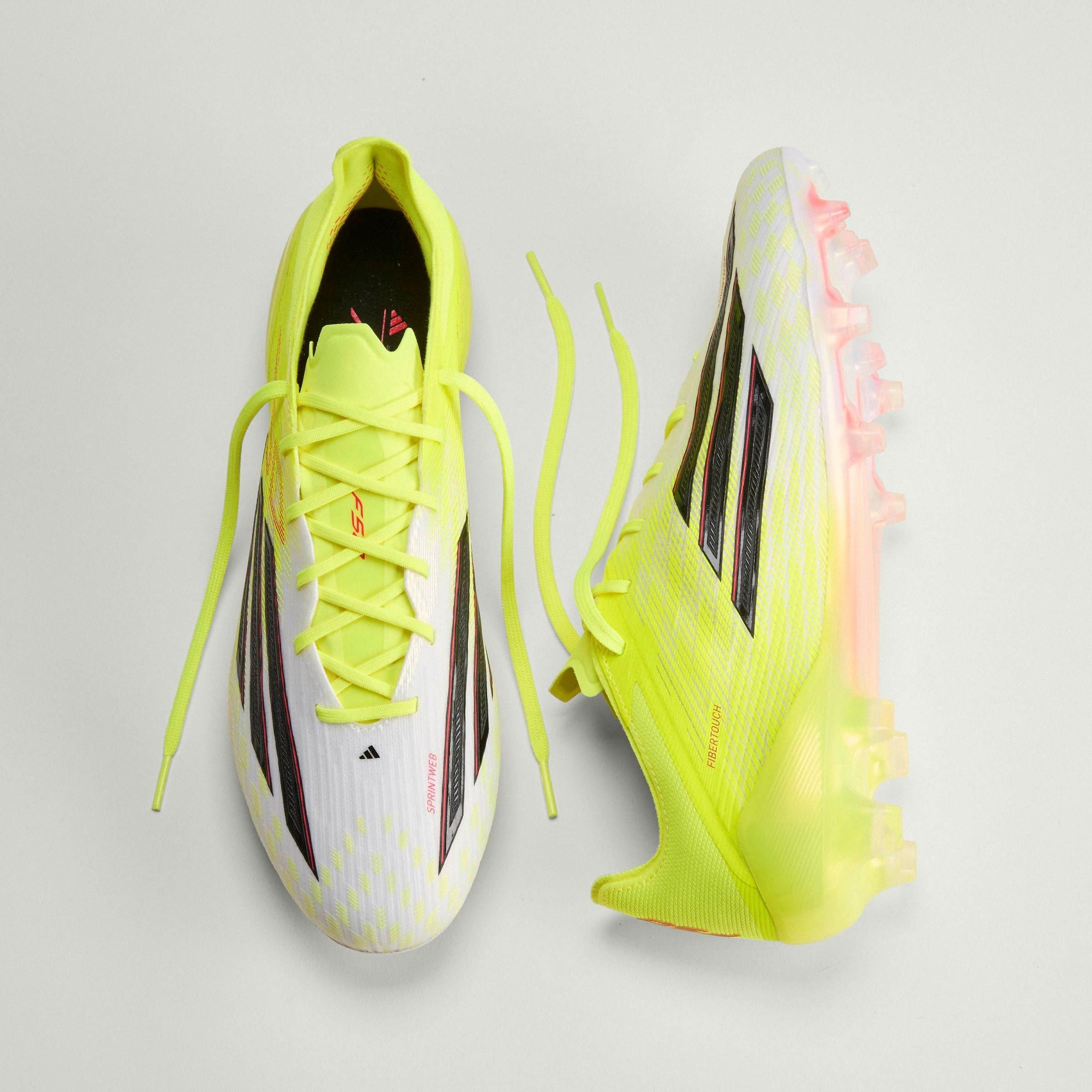 Yellow/Blk/Red - adidas - F50 Elite Firm Ground Football Boots - 13