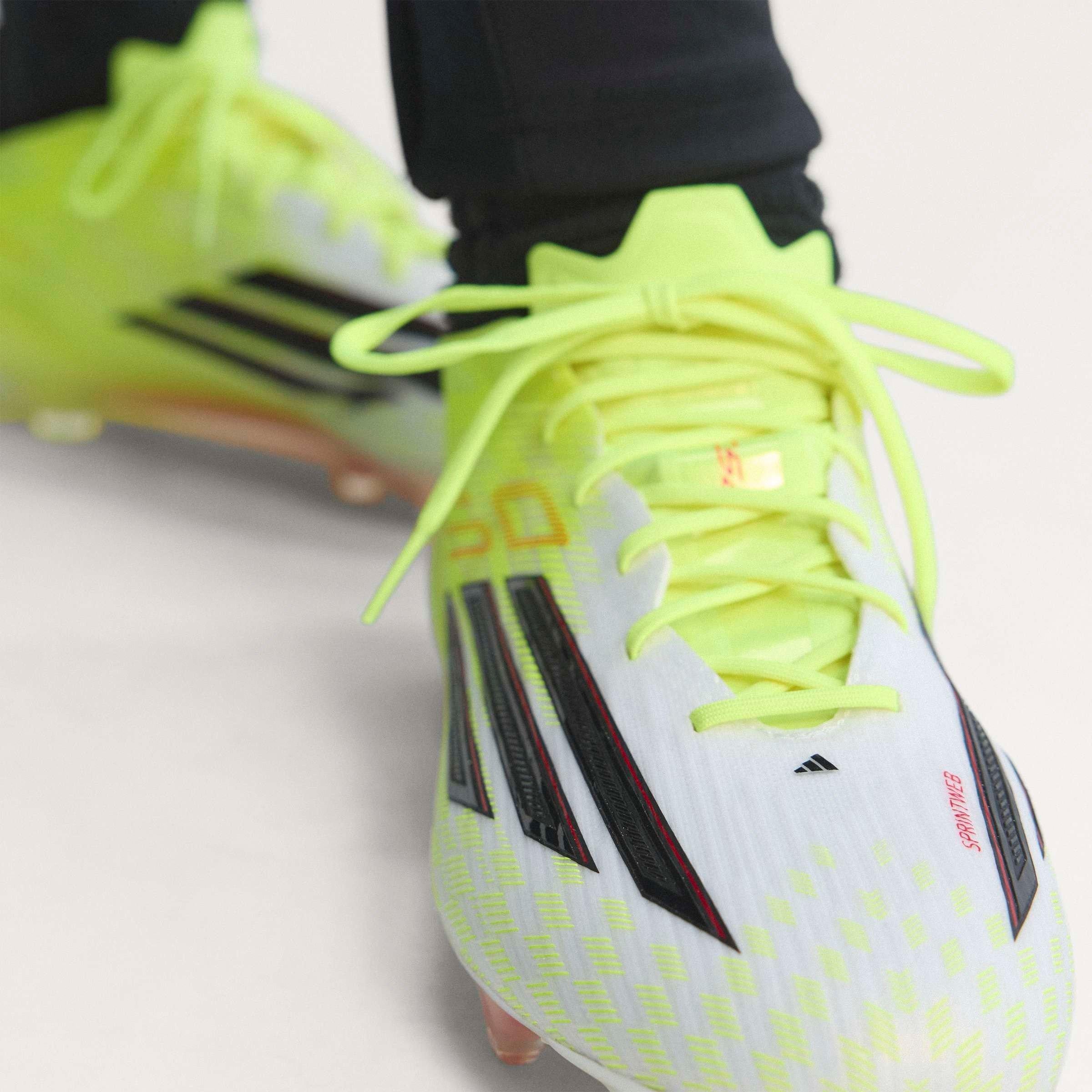 Yellow/Blk/Red - adidas - F50 Elite Firm Ground Football Boots - 14