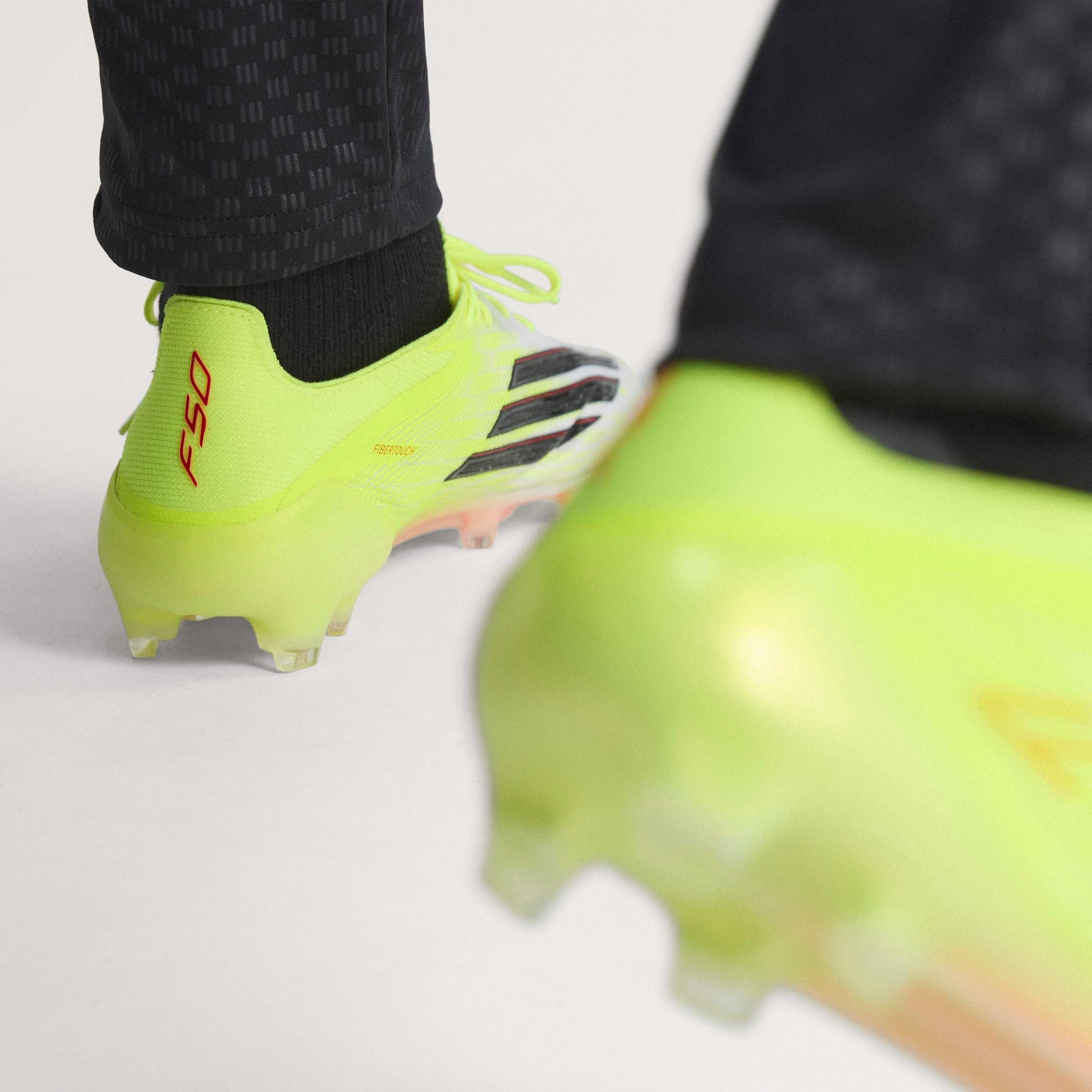 Yellow/Blk/Red - adidas - F50 Elite Firm Ground Football Boots - 15