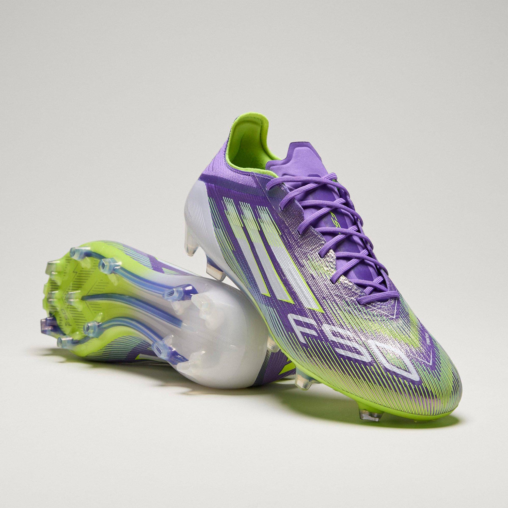 Purp/Wht/lemon - adidas - F50 Elite Firm Ground Football Boots - 11