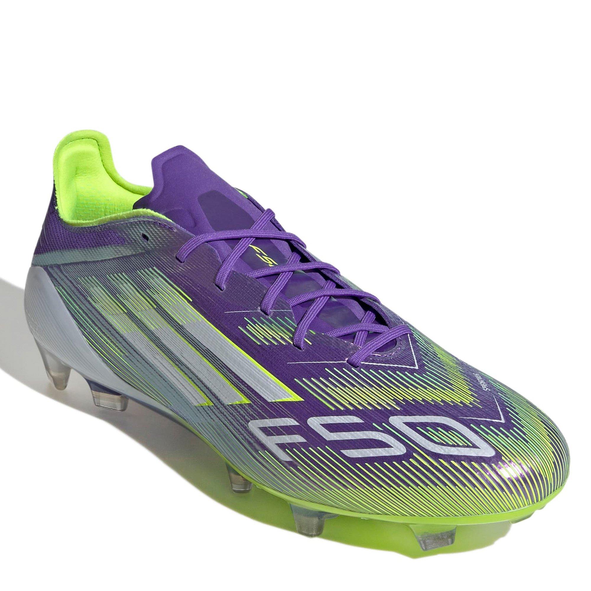 Purp/Wht/lemon - adidas - F50 Elite Firm Ground Football Boots - 5