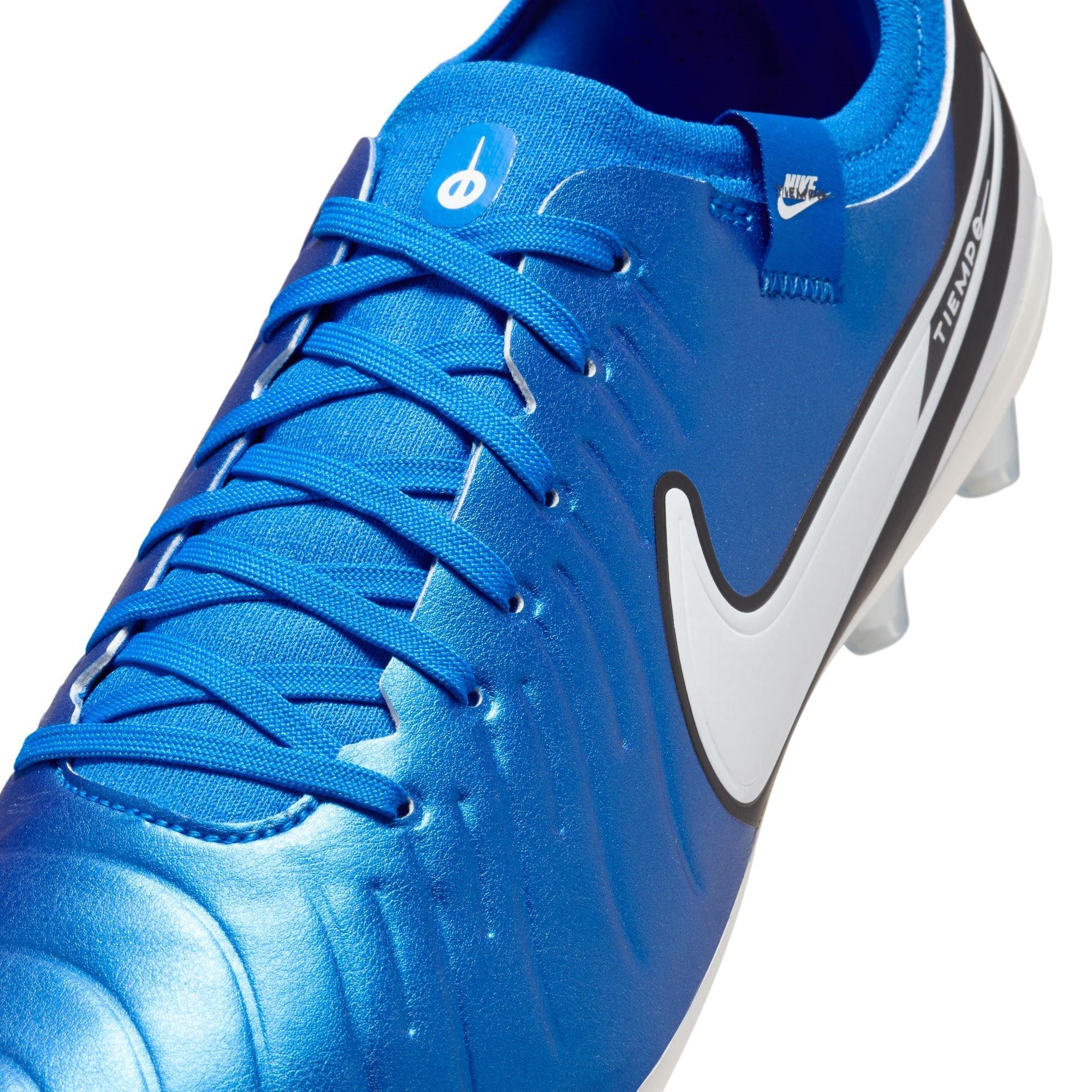 Soar/White - Nike - Tiempo Legend 10 Pro Adults Firm Ground Football Boots - 7