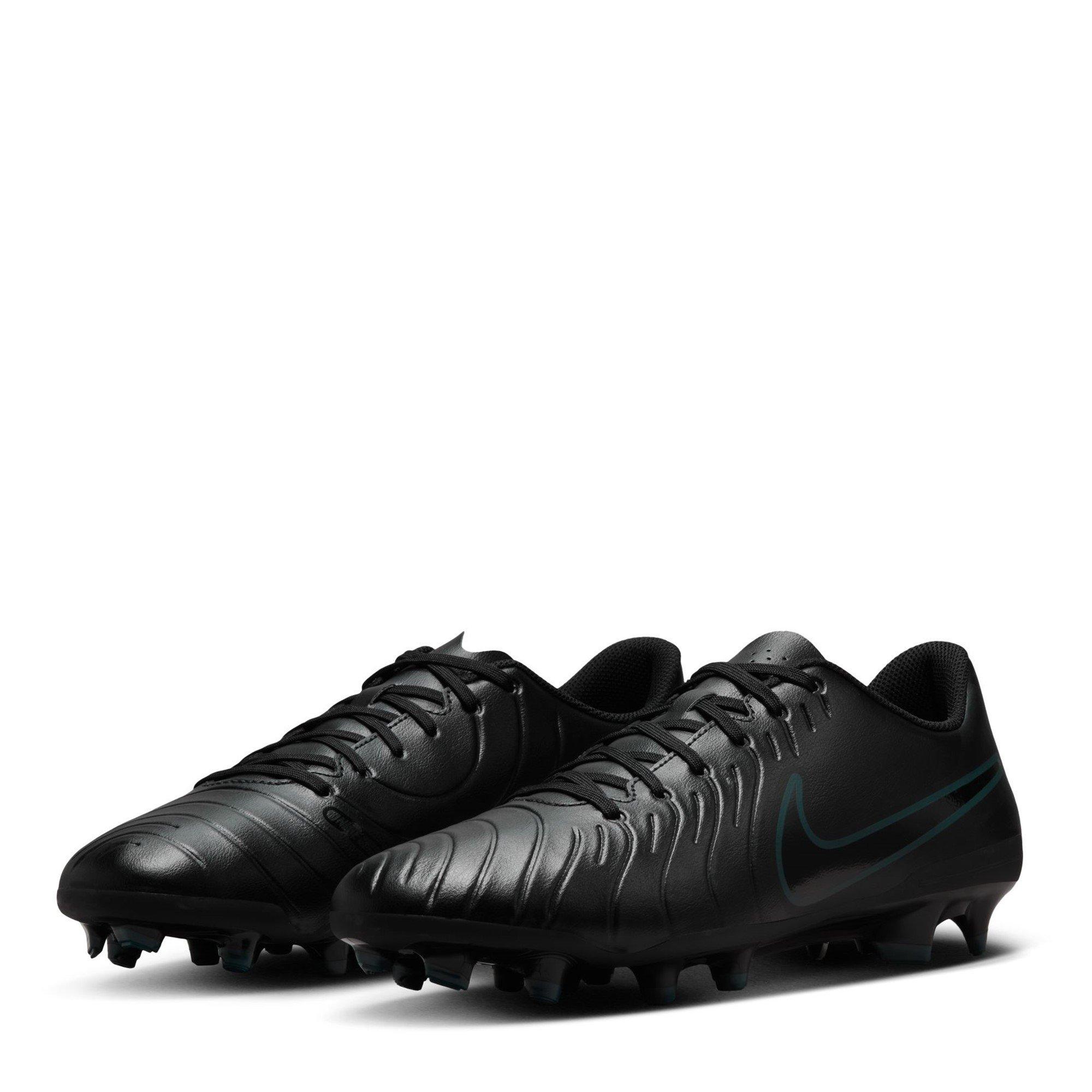 Sort/Grøn - Nike - Tiempo Legend 10 Club Adults Firm Ground Football Boots - 4