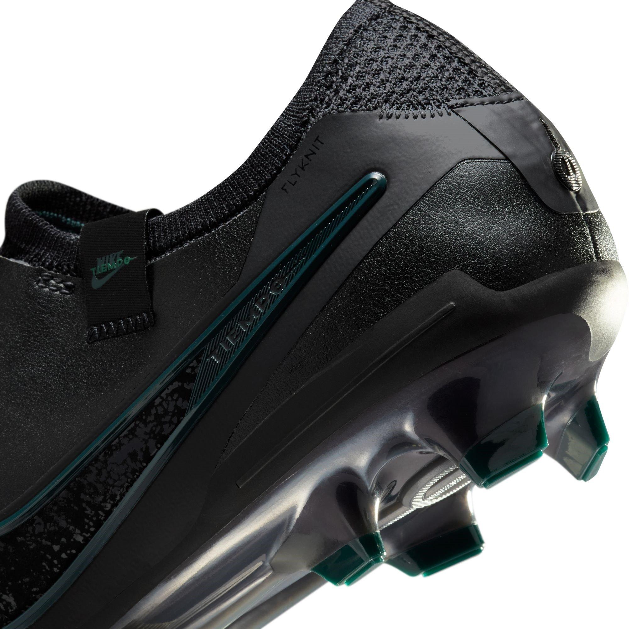 Black/Green - Nike - Tiempo Legend 10 Elite Adults Firm Ground Football Boots - 8