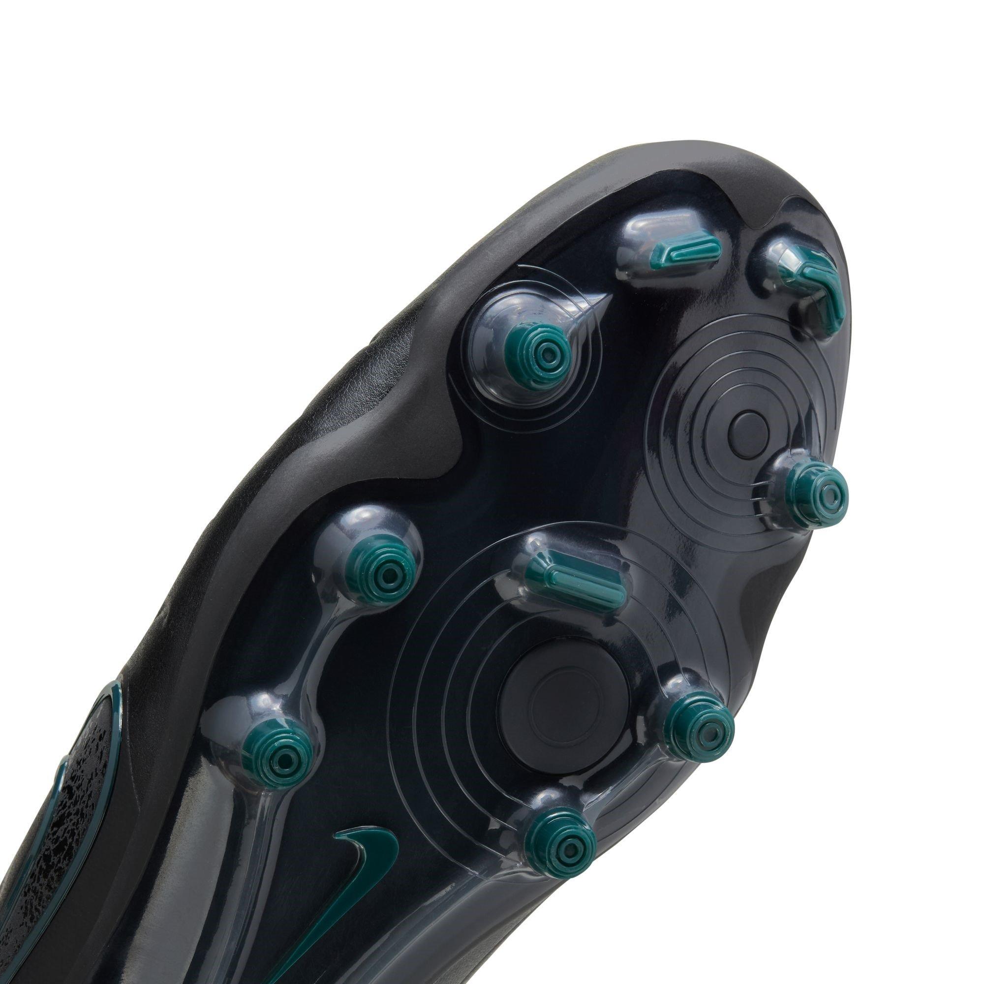 Black/Green - Nike - Tiempo Legend 10 Elite Adults Firm Ground Football Boots - 10