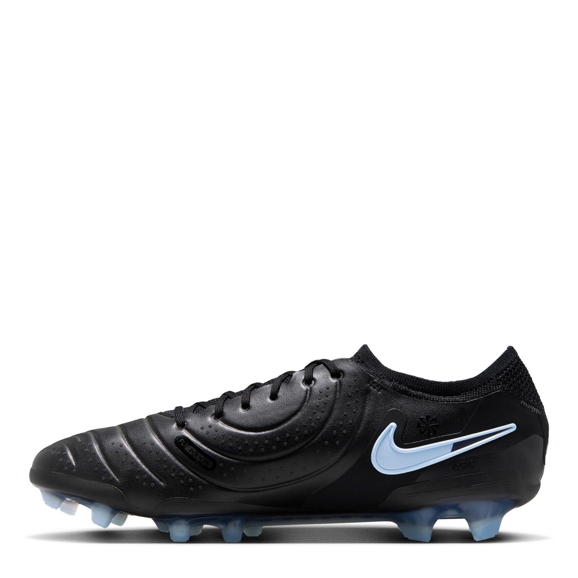 Black/Blue - Nike - Tiempo Legend 10 Elite Adults Firm Ground Football Boots - 2