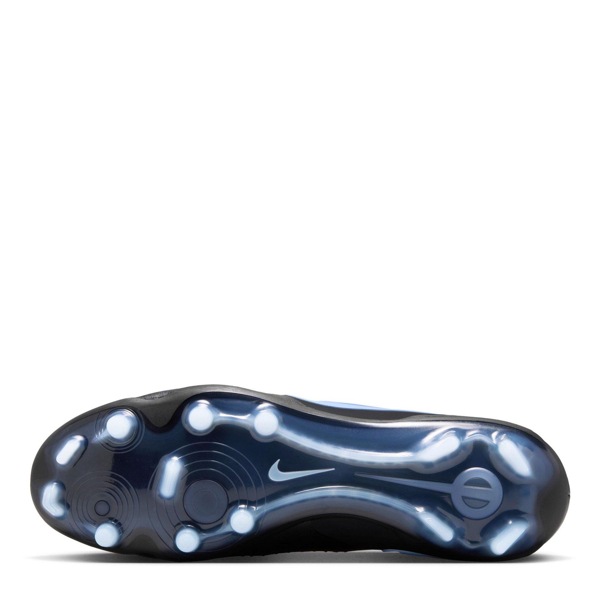Black/Blue - Nike - Tiempo Legend 10 Elite Adults Firm Ground Football Boots - 3