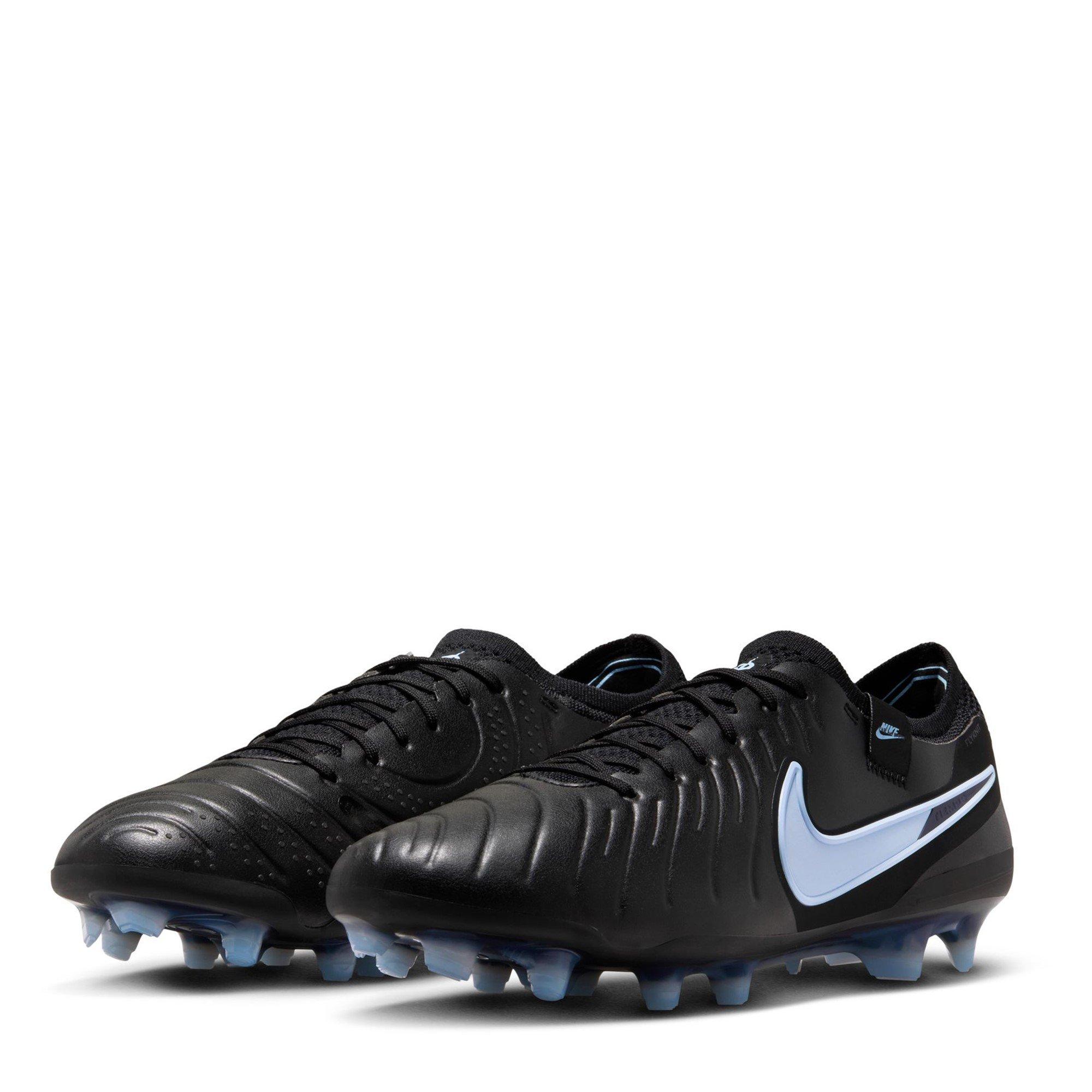 Black/Blue - Nike - Tiempo Legend 10 Elite Adults Firm Ground Football Boots - 4