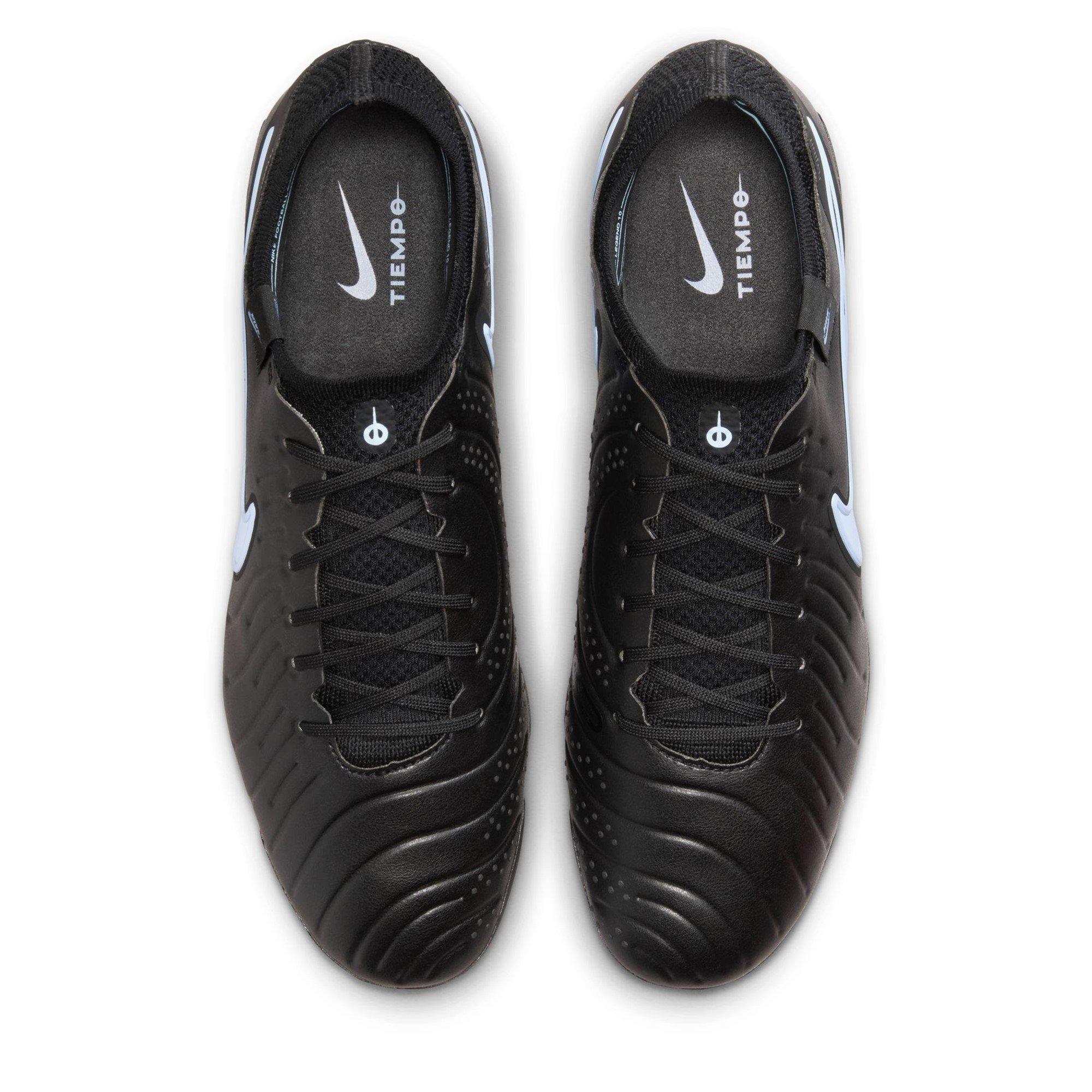 Black/Blue - Nike - Tiempo Legend 10 Elite Adults Firm Ground Football Boots - 6