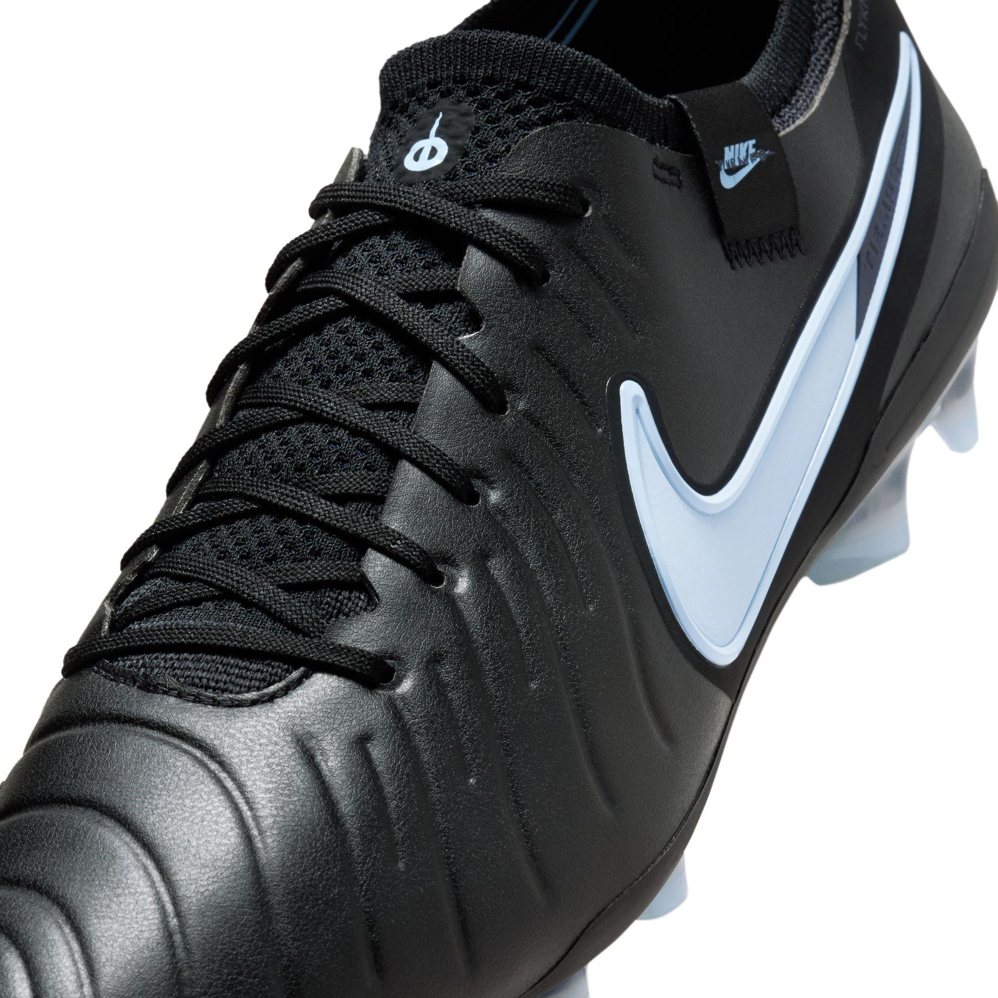 Black/Blue - Nike - Tiempo Legend 10 Elite Adults Firm Ground Football Boots - 7