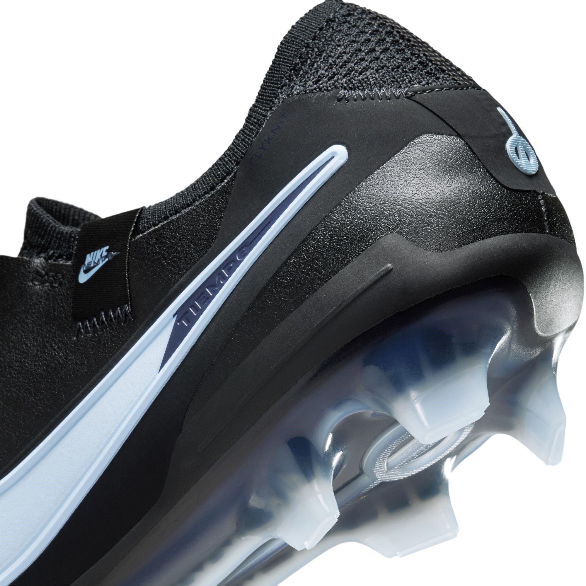 Black/Blue - Nike - Tiempo Legend 10 Elite Adults Firm Ground Football Boots - 8