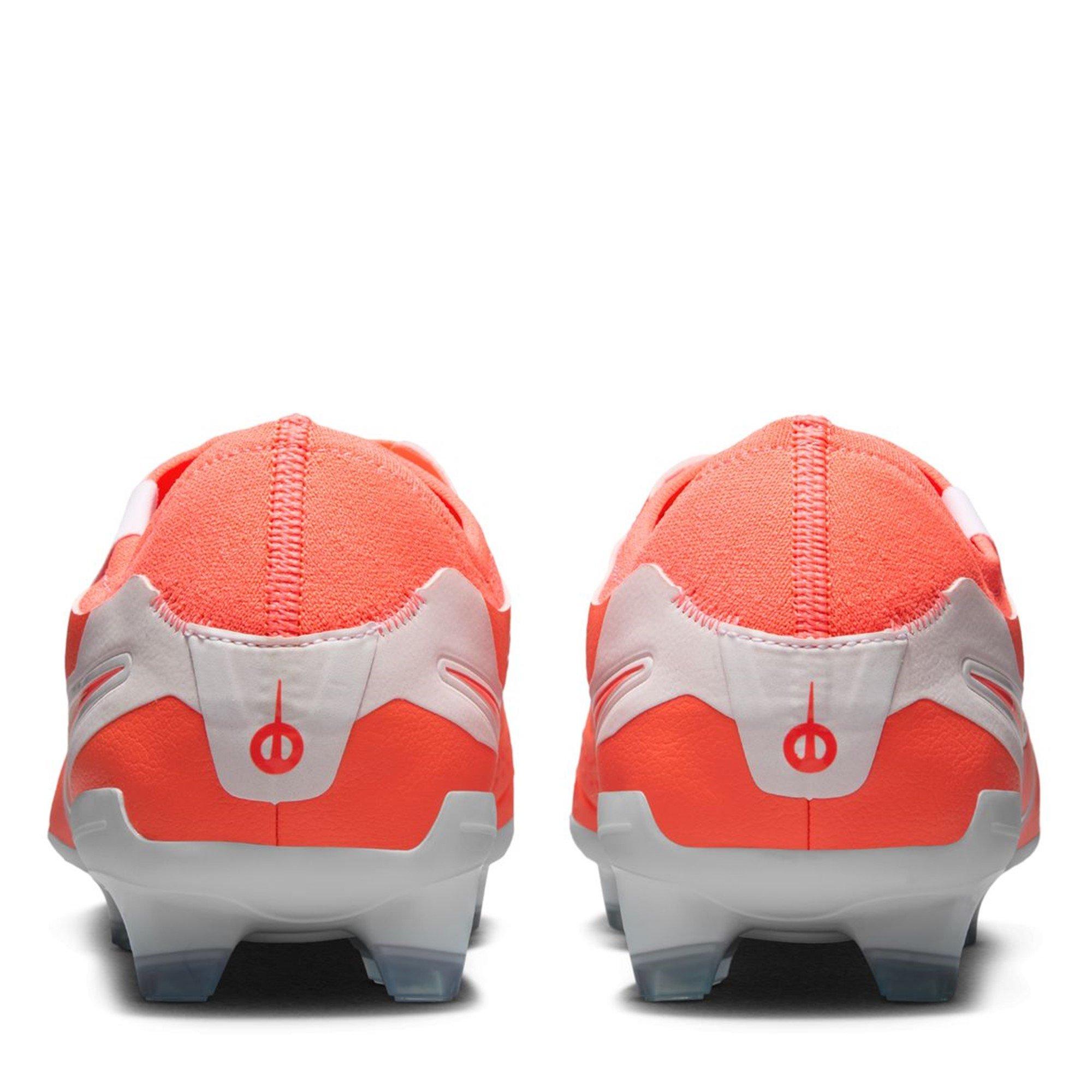 Rood/Wit - Nike - Tiempo Legend 10 Pro Adults Firm Ground Football Boots - 5