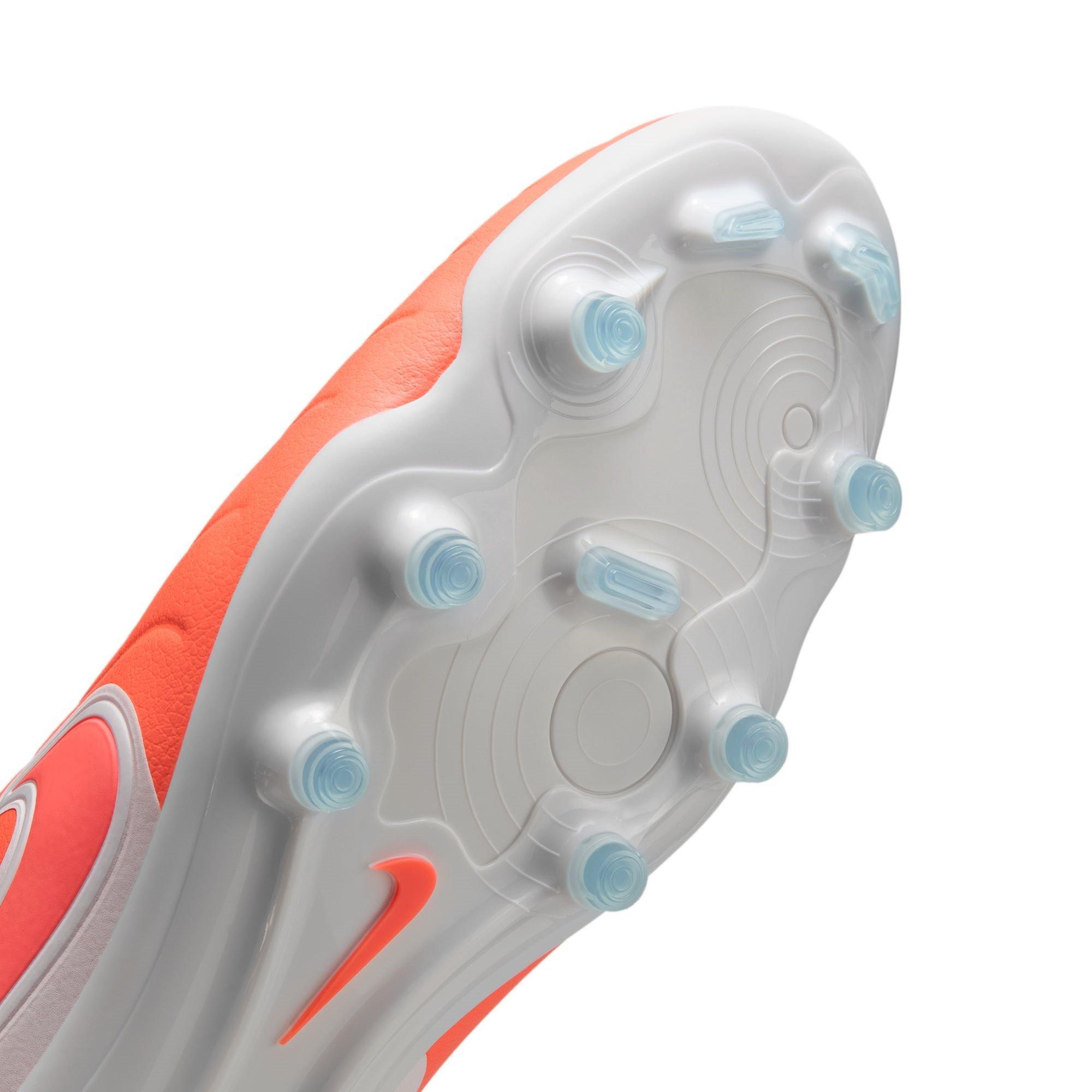 Rood/Wit - Nike - Tiempo Legend 10 Pro Adults Firm Ground Football Boots - 9