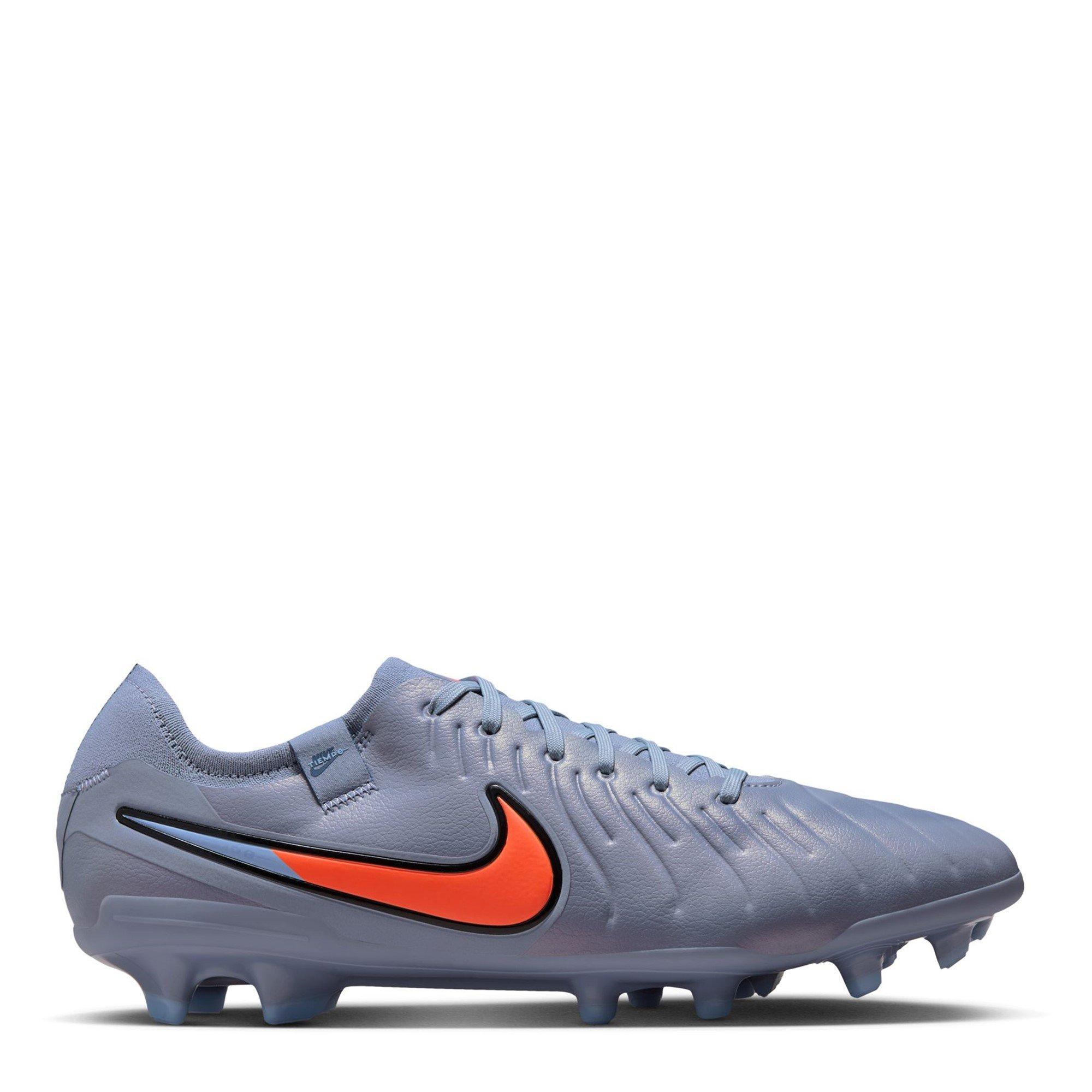 Nike Men's Tiempo Legend 10 Pro Adults Firm Ground Football Boots - Blue/Black - 6.5 (40.5)