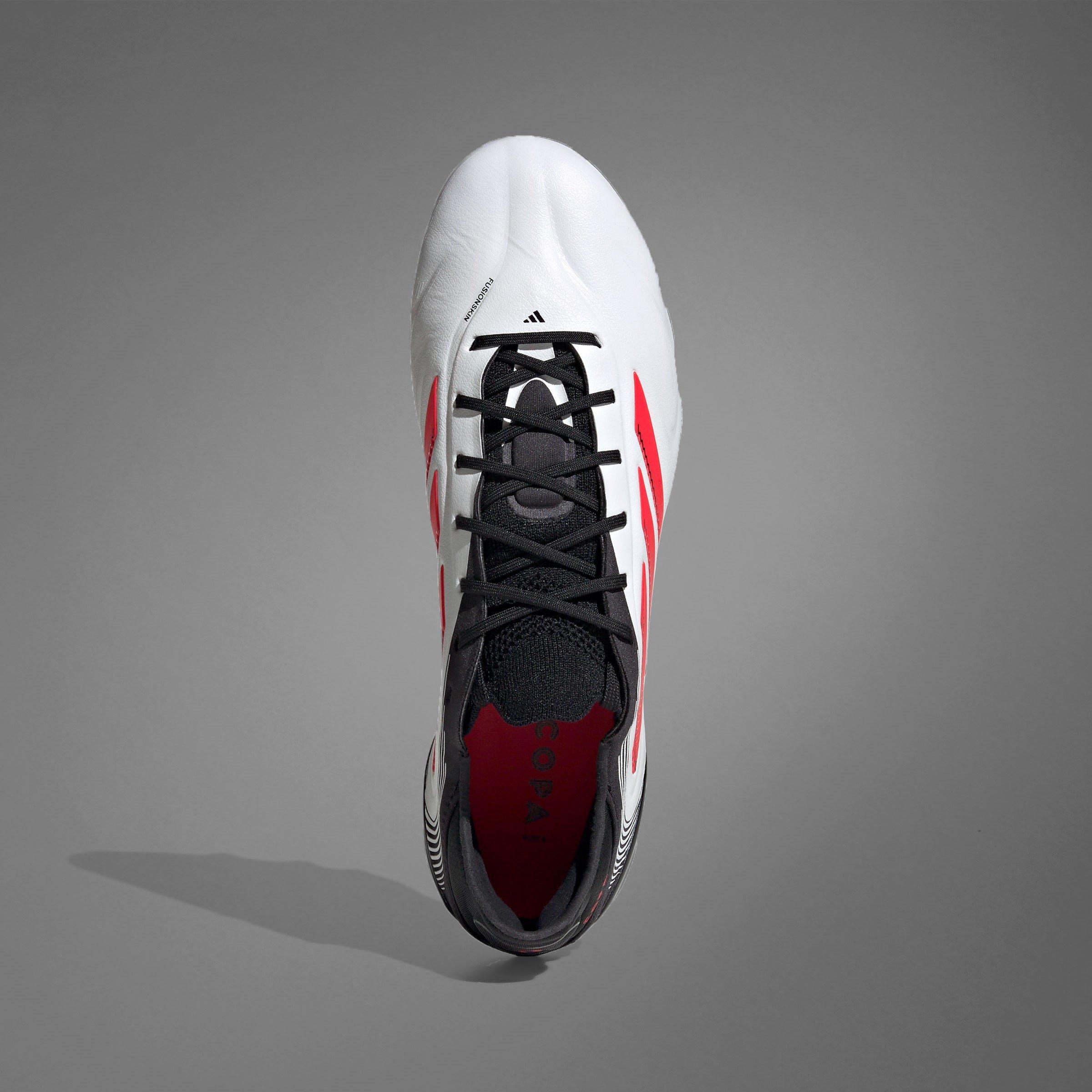 White/Red/Black - adidas - Copa Pure Elite Firm Ground Football Boots - 12