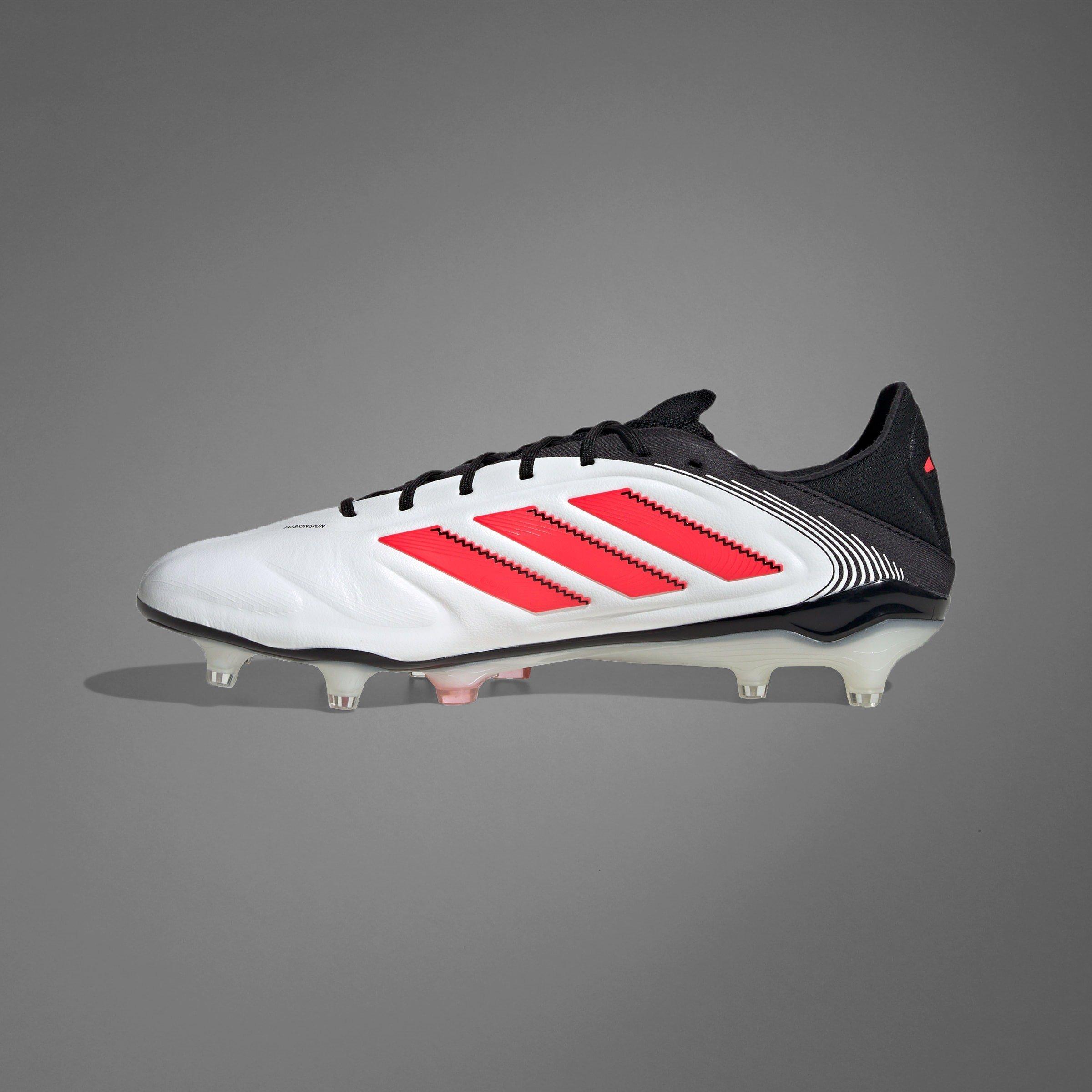 White/Red/Black - adidas - Copa Pure Elite Firm Ground Football Boots - 13