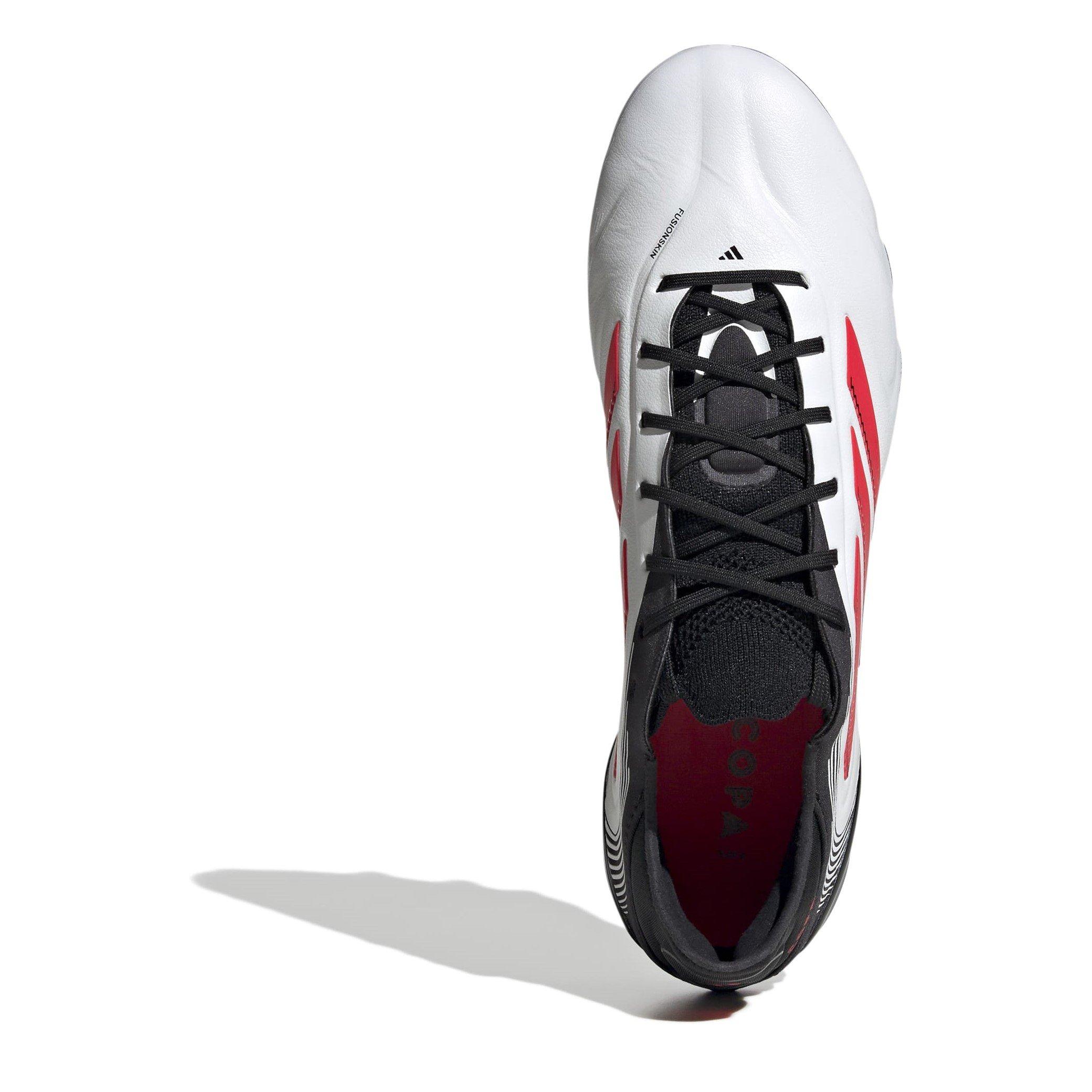 White/Red/Black - adidas - Copa Pure Elite Firm Ground Football Boots - 5