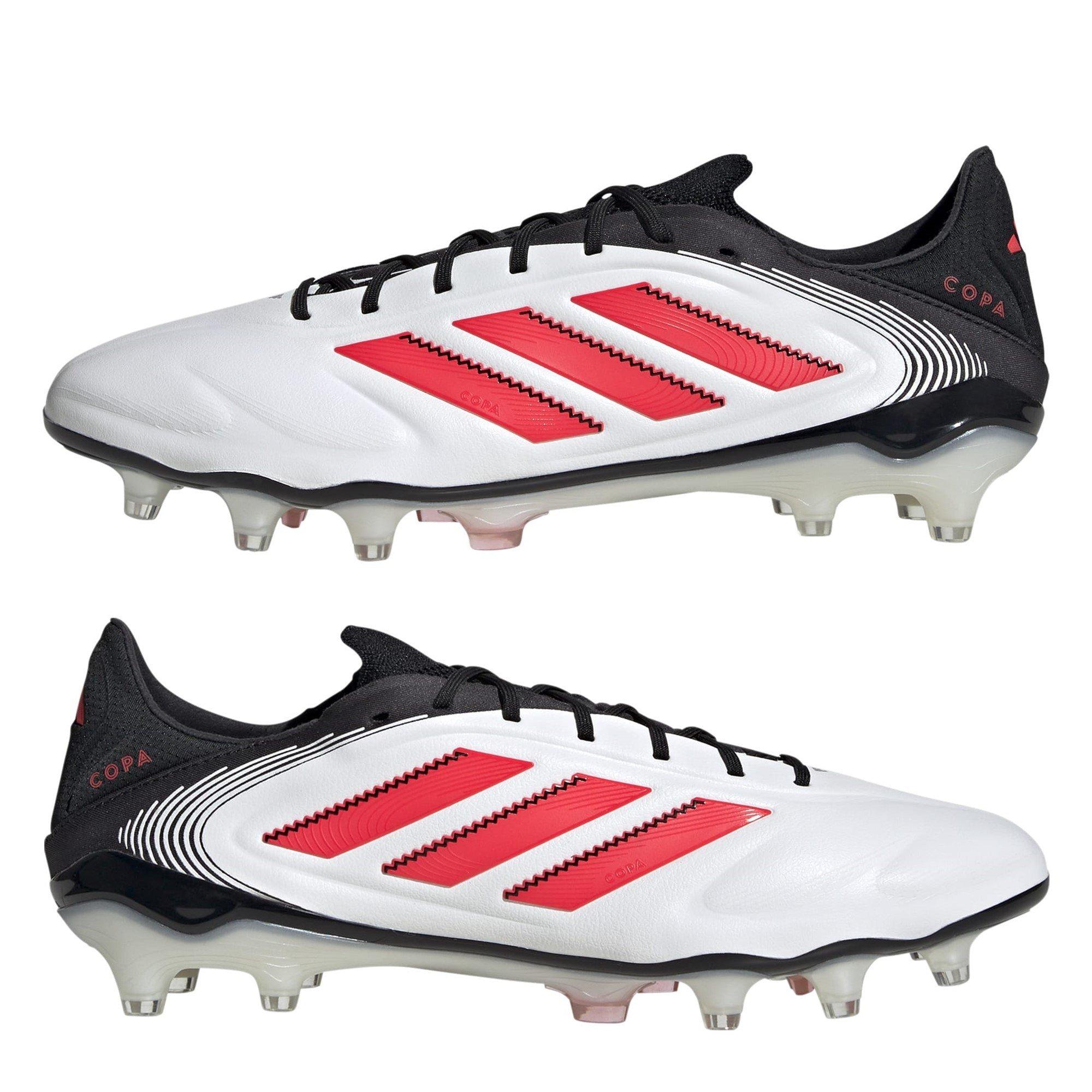 White/Red/Black - adidas - Copa Pure Elite Firm Ground Football Boots - 9