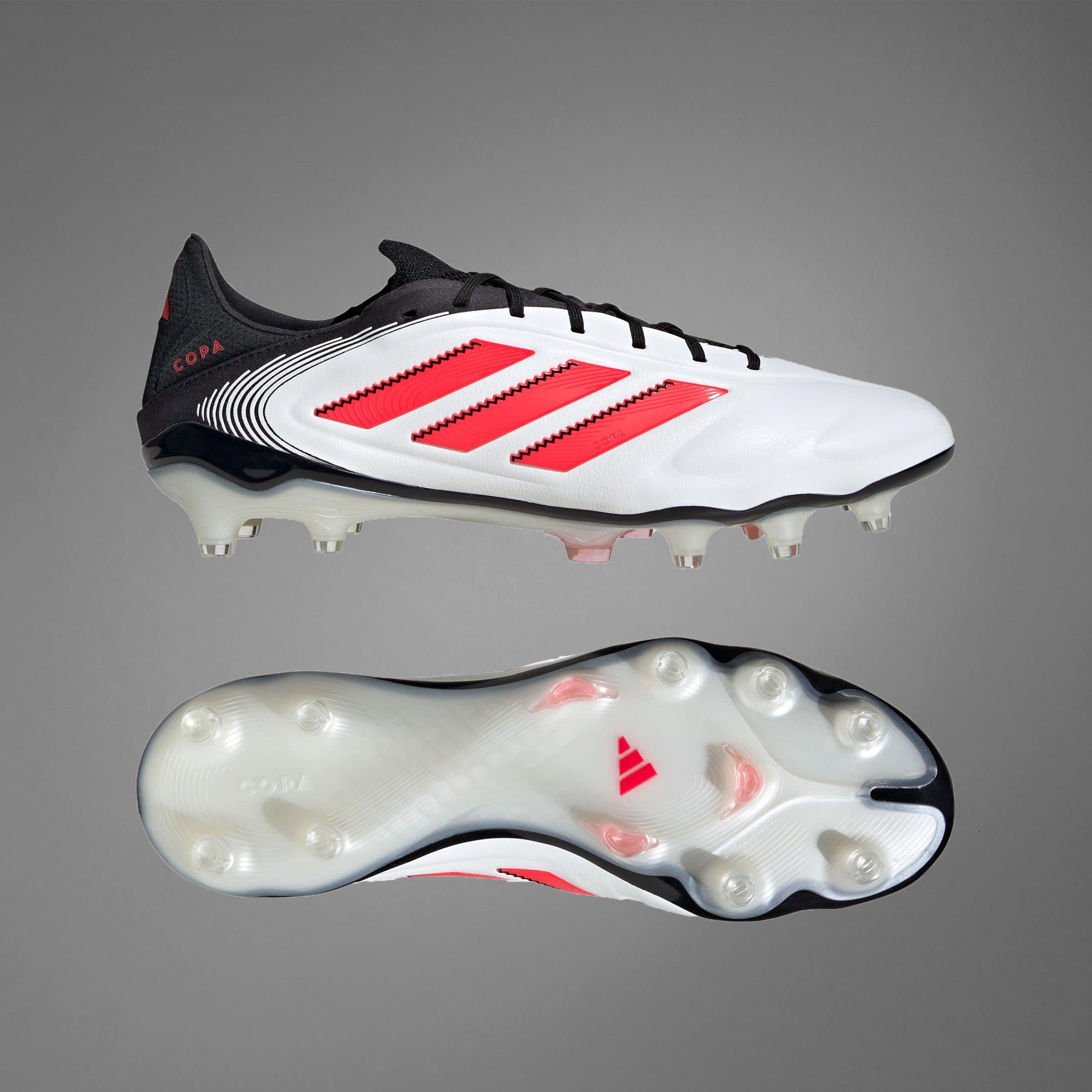 White/Red/Black - adidas - Copa Pure Elite Firm Ground Football Boots - 10