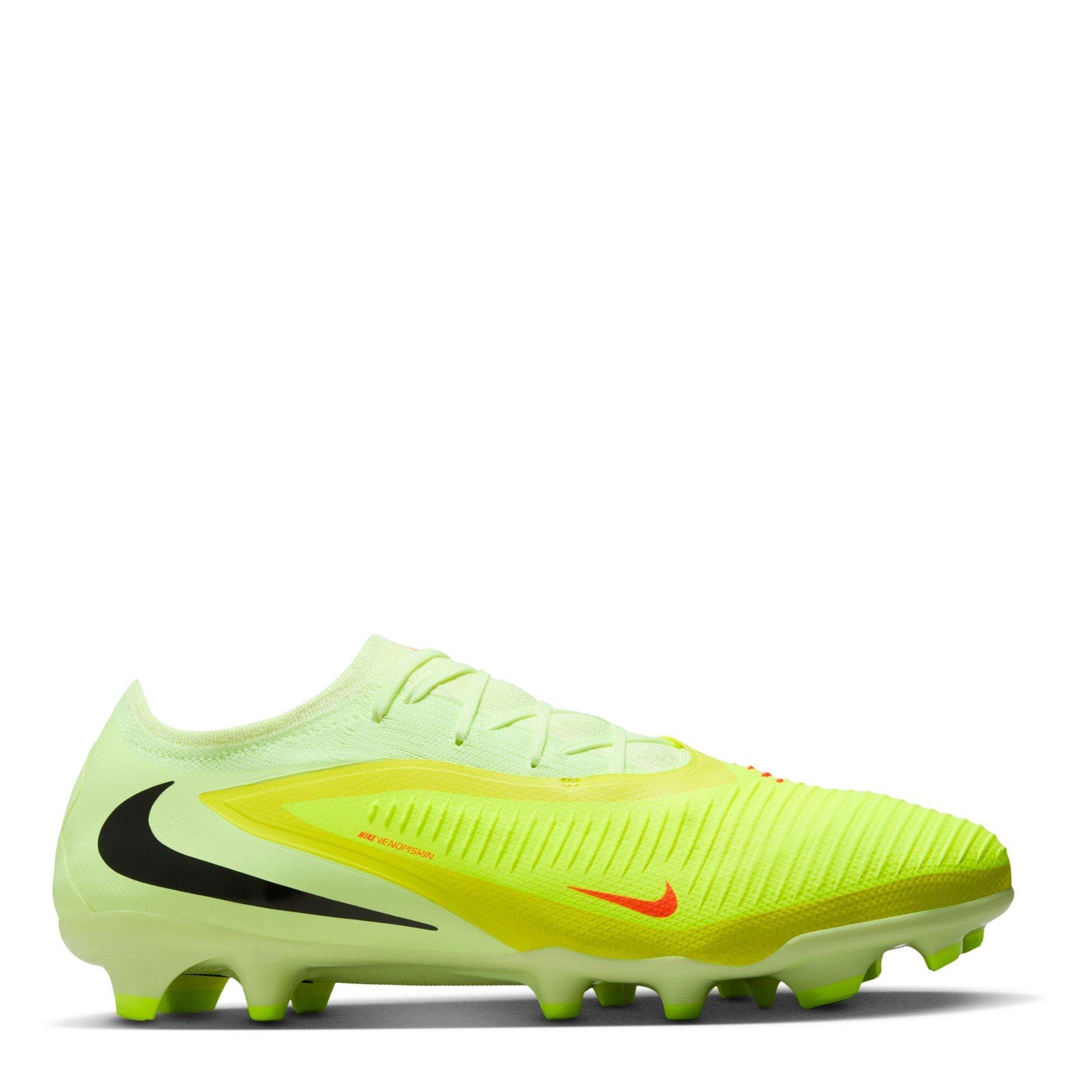 Nike Men's Phantom Gx Ii Pro Firm Ground Football Boots - Crimson/Volt - 11.5 (47)