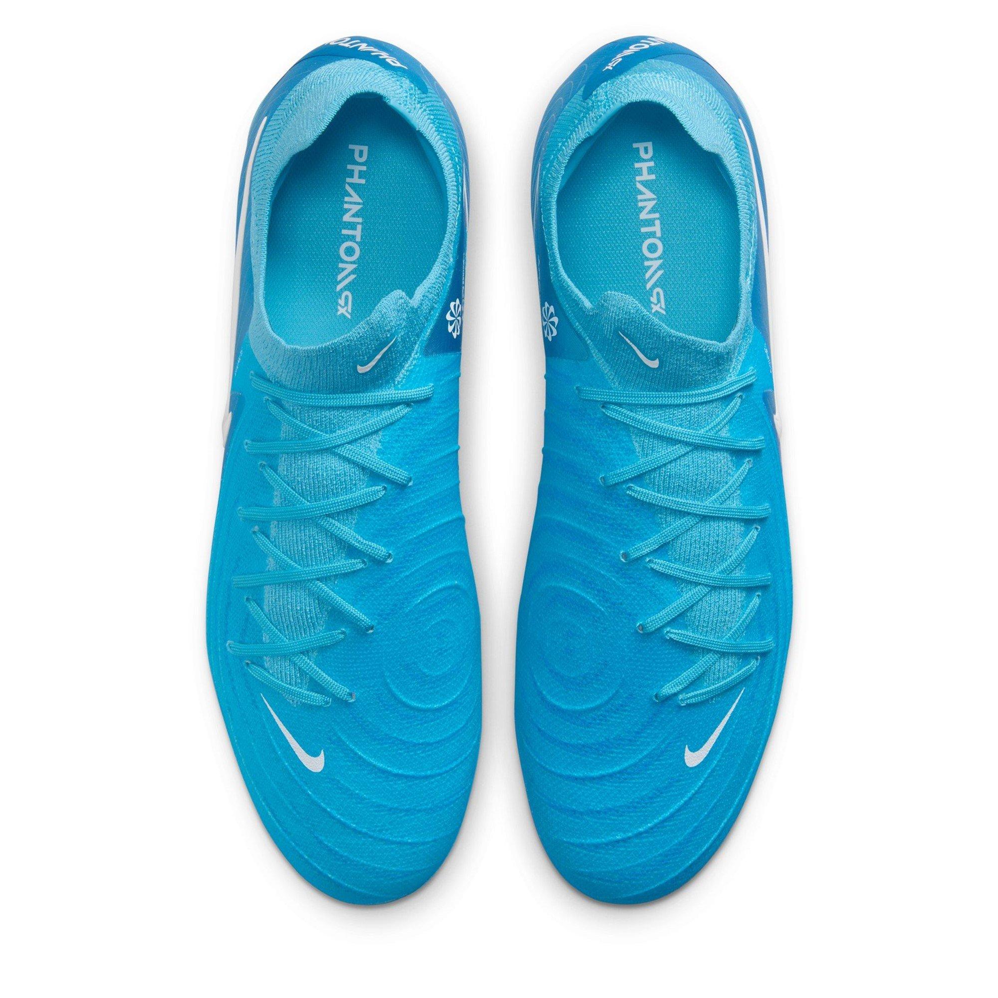 Blå/Baltisk - Nike - Phantom GX II Pro Firm Ground Football Boots Mens - 6