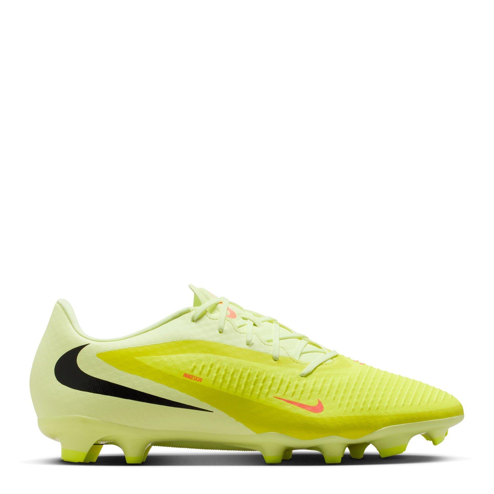 Nike Men's Phantom Gx Ii Academy Firm Ground Football Boots - Crimson/Volt - 9 (44)