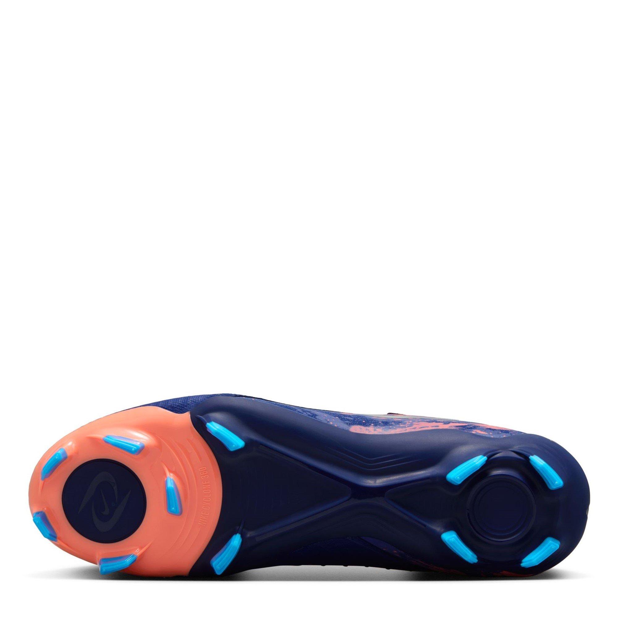 Blue/Chrome - Nike - Phantom GX II Academy Firm Ground Football Boots - 3