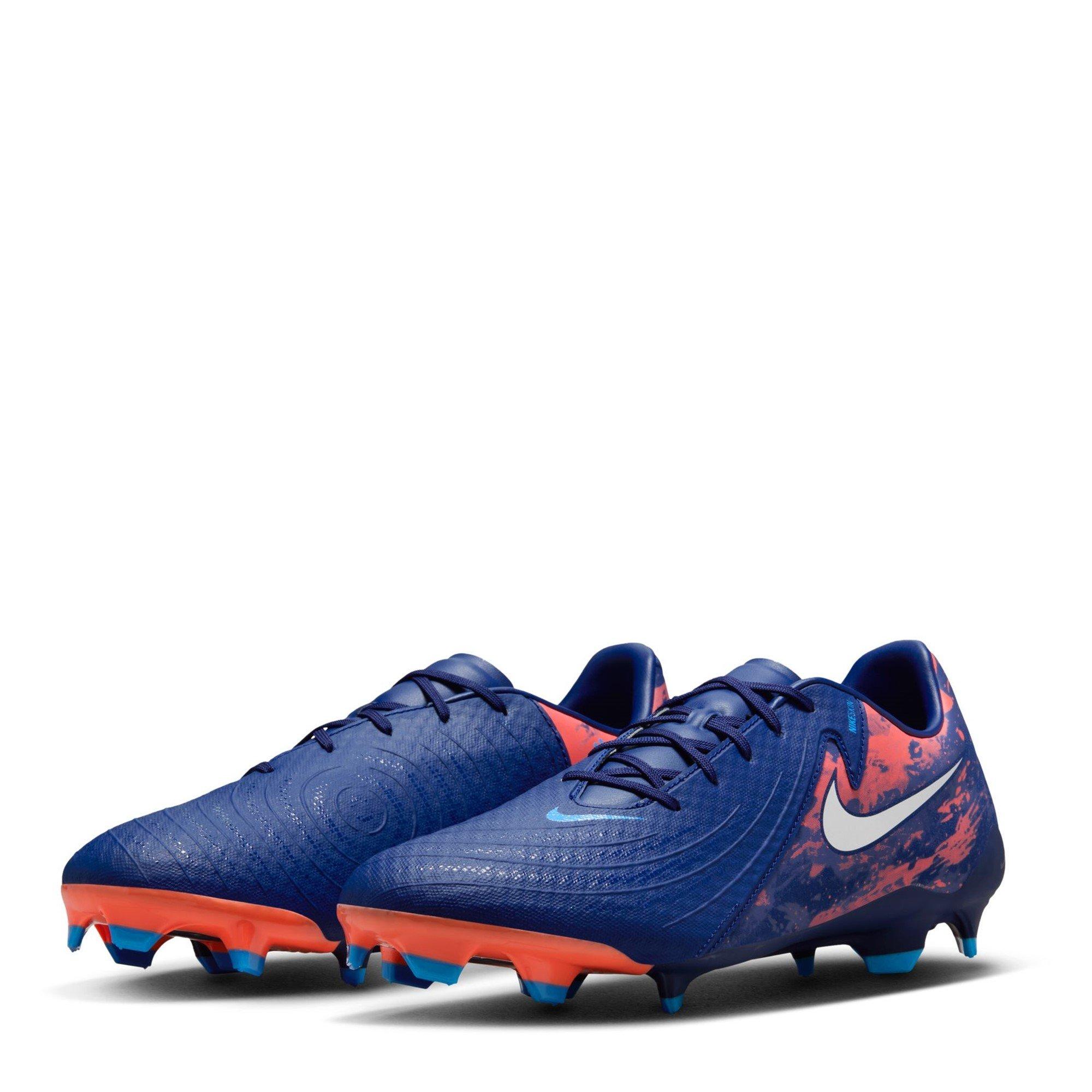 Blue/Chrome - Nike - Phantom GX II Academy Firm Ground Football Boots - 4