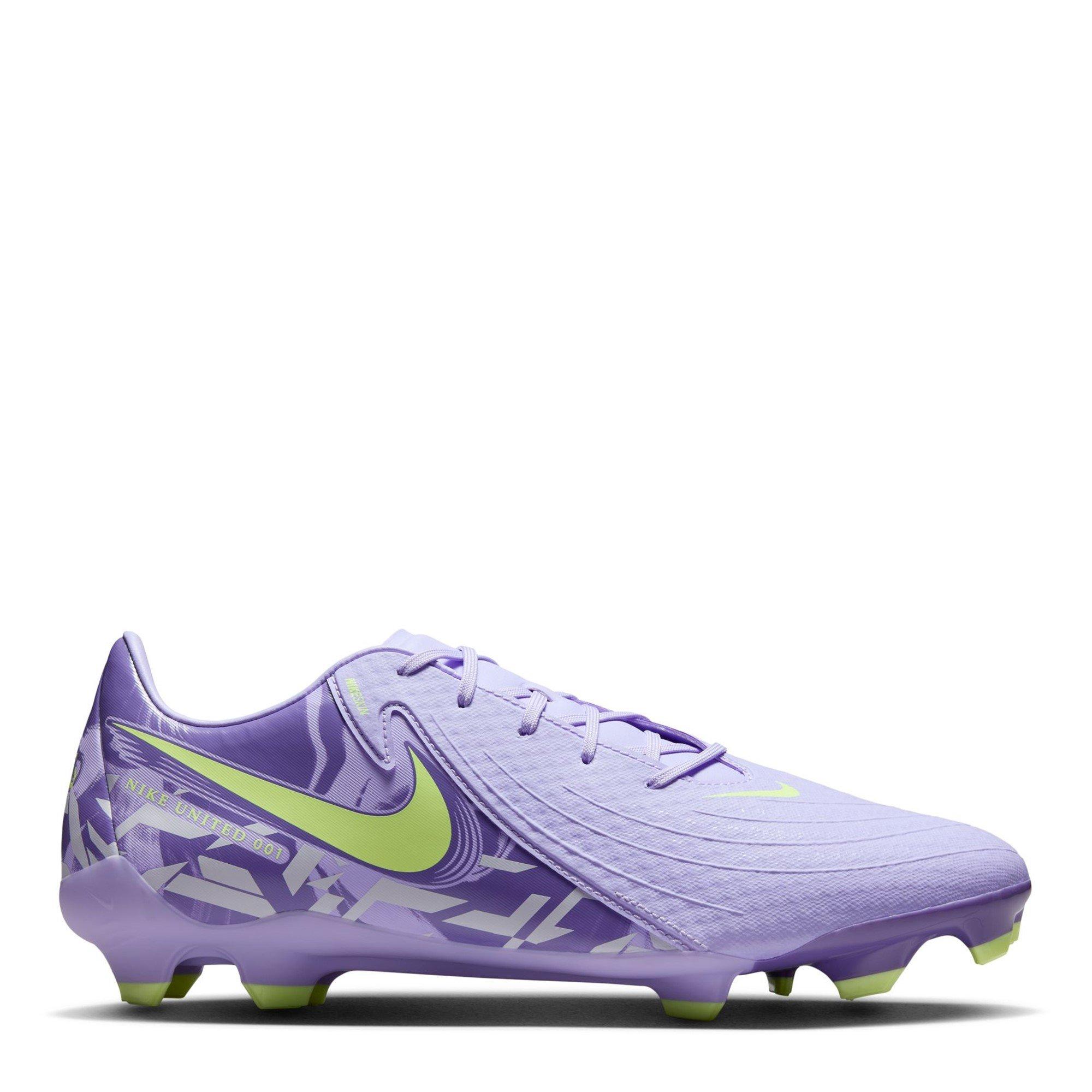 Nike Men's Phantom Gx Ii Academy Firm Ground Football Boots - Purple/Volt - 9 (44)