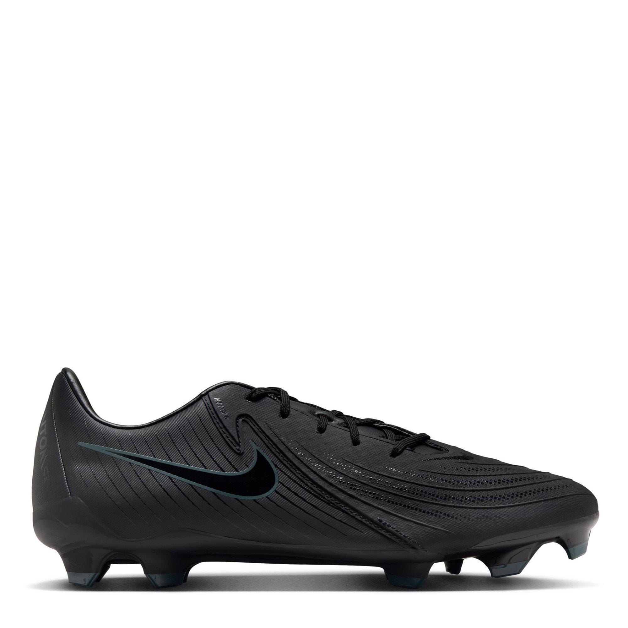 Nike Men's Phantom Gx Ii Academy Firm Ground Football Boots - Black/Green - 9 (44)