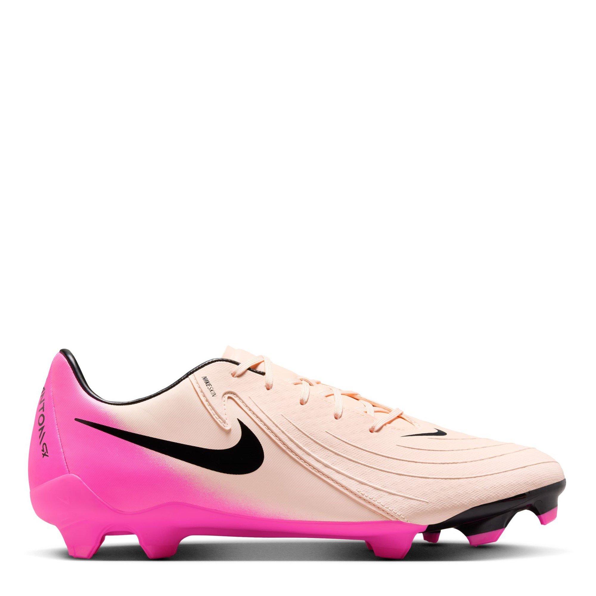 Nike Men's Phantom Gx Ii Academy Firm Ground Football Boots - Orange/Pink - 9 (44)