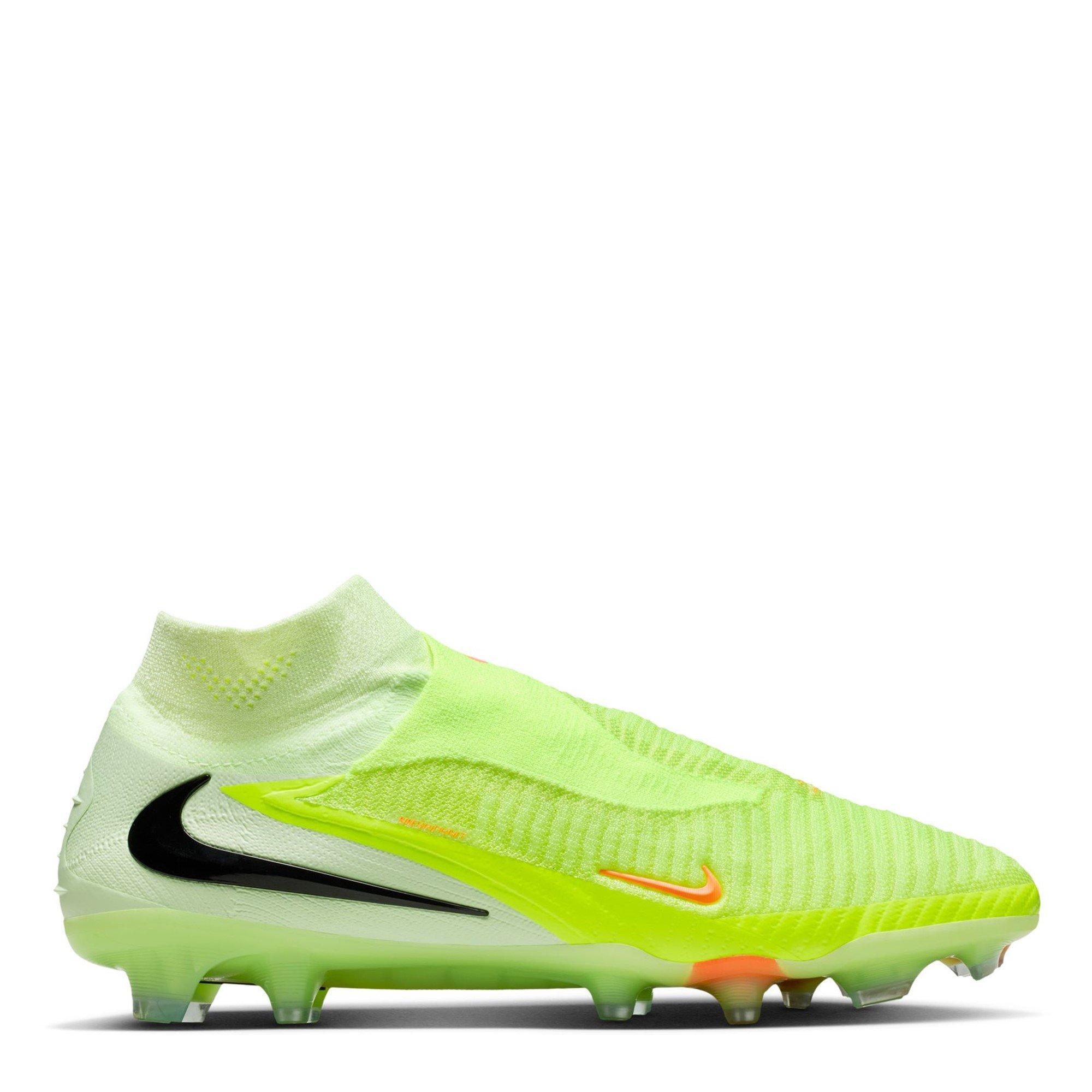 Nike Men's Phantom Luna Ii Elite Adults Firm Ground Football Boots - Crimson/Volt - 12 (47.5)