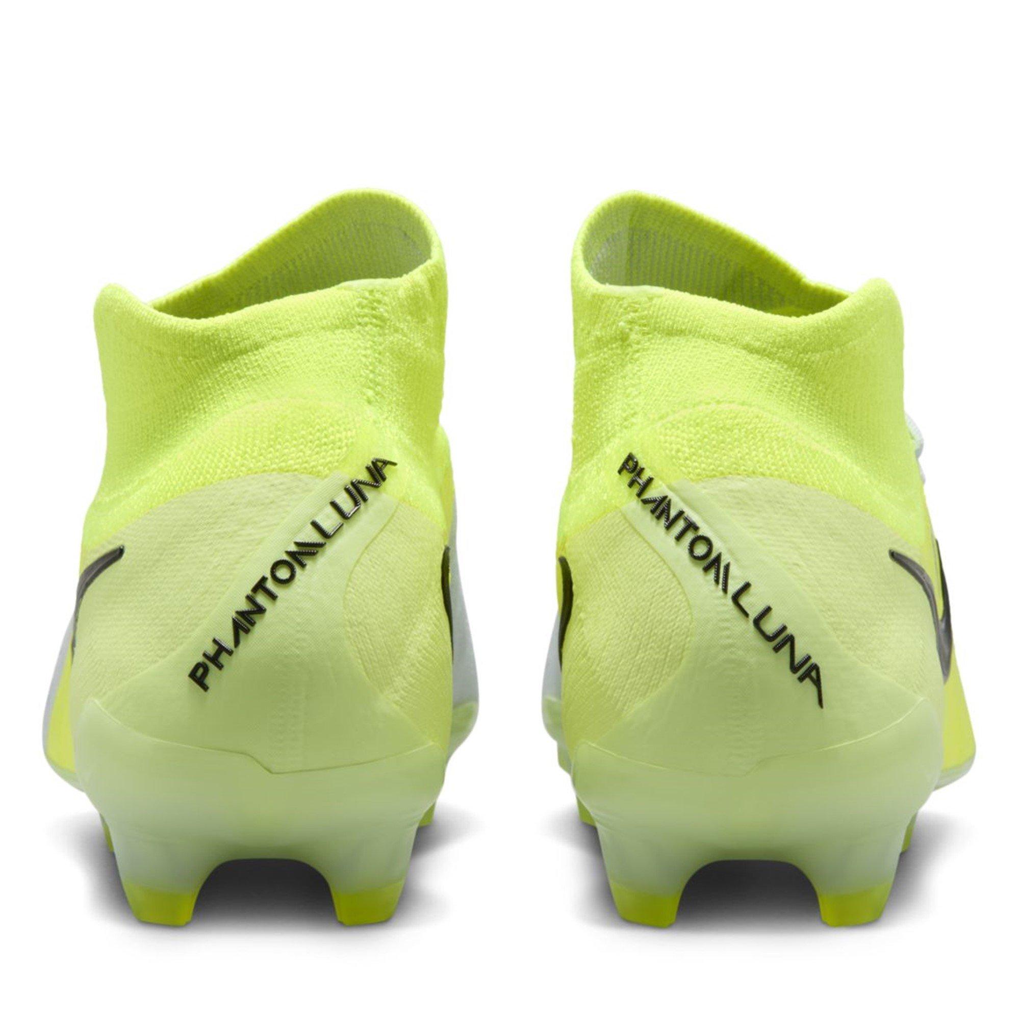 Silver/Volt - Nike - Phantom Luna II Elite Adults Firm Ground Football Boots - 6