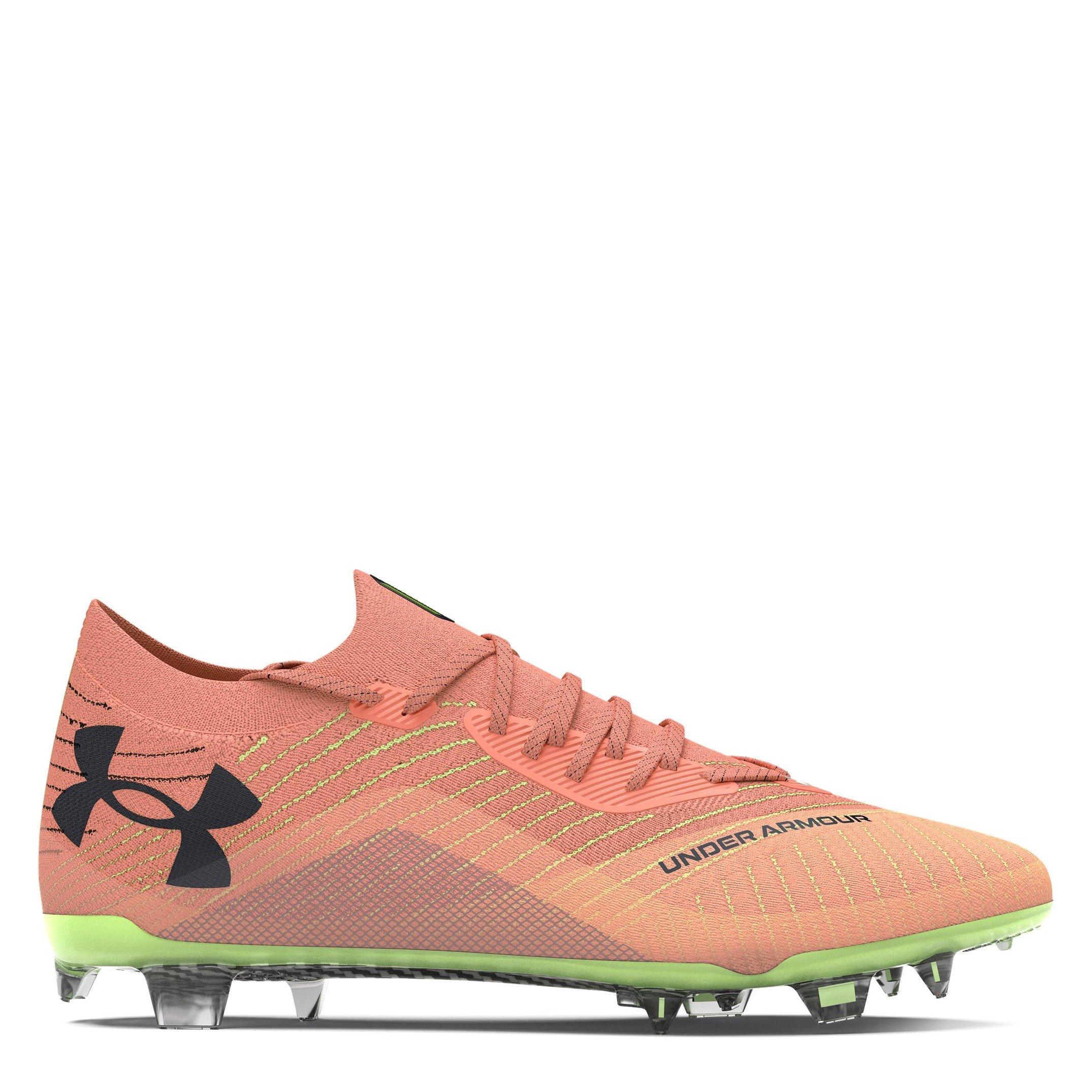Under Armour Men's Shadow Elite 2 Firm Ground Football Boots - Flare Orange - 8 (42.5)