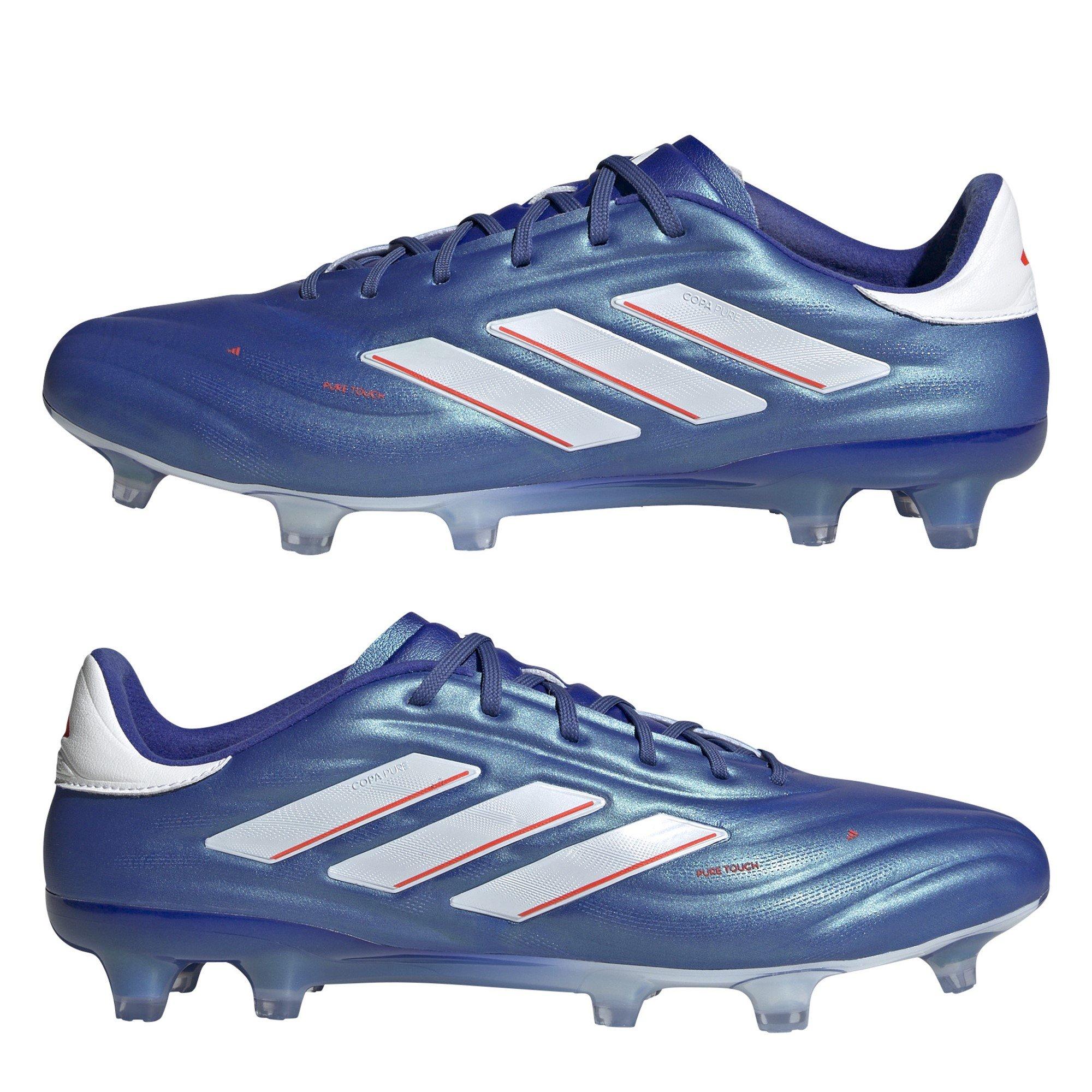 Blue/Wht/S.Red - adidas - Copa Pure II.1 Firm Ground Football Boots - 10