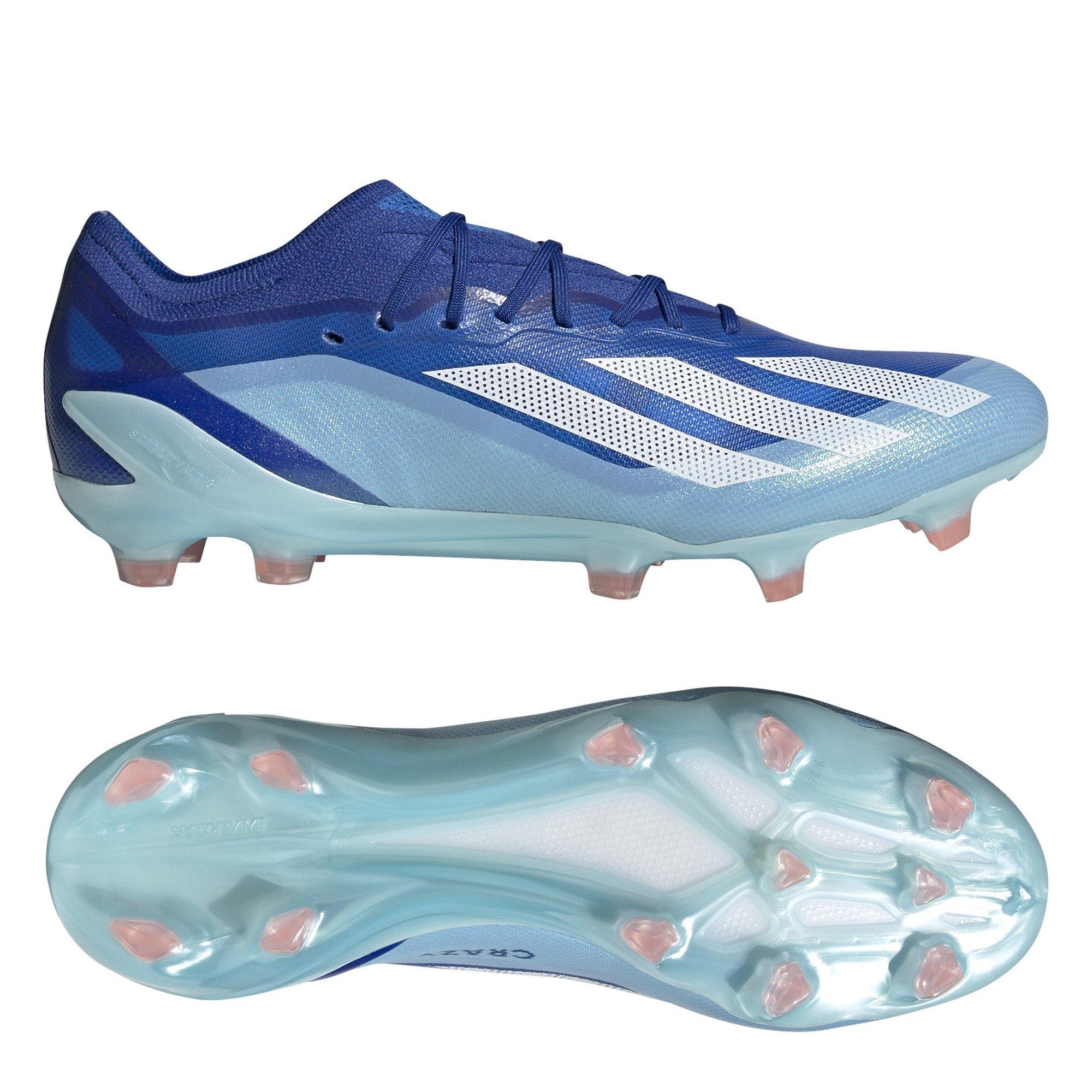 B.Royal/Wht/Red - adidas - X CrazyFast.1 Firm Ground Football Boots - 10