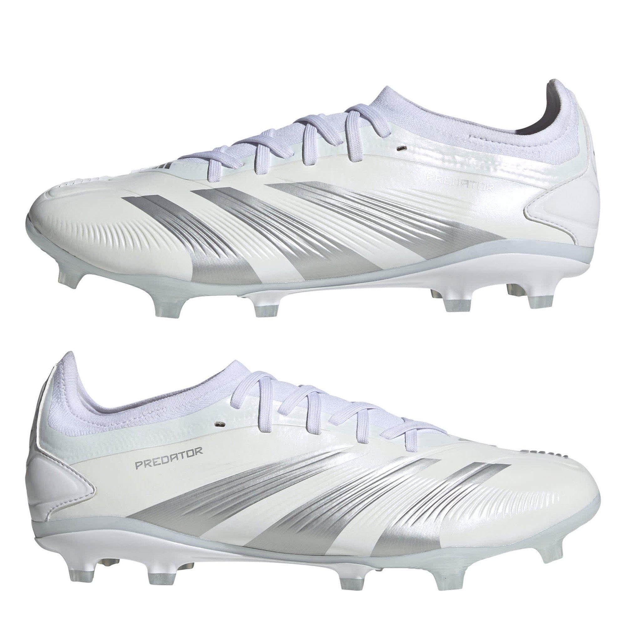 Bianco nuvola/Argento - adidas - Predator 24 Pro Firm Ground Football Boots - 9
